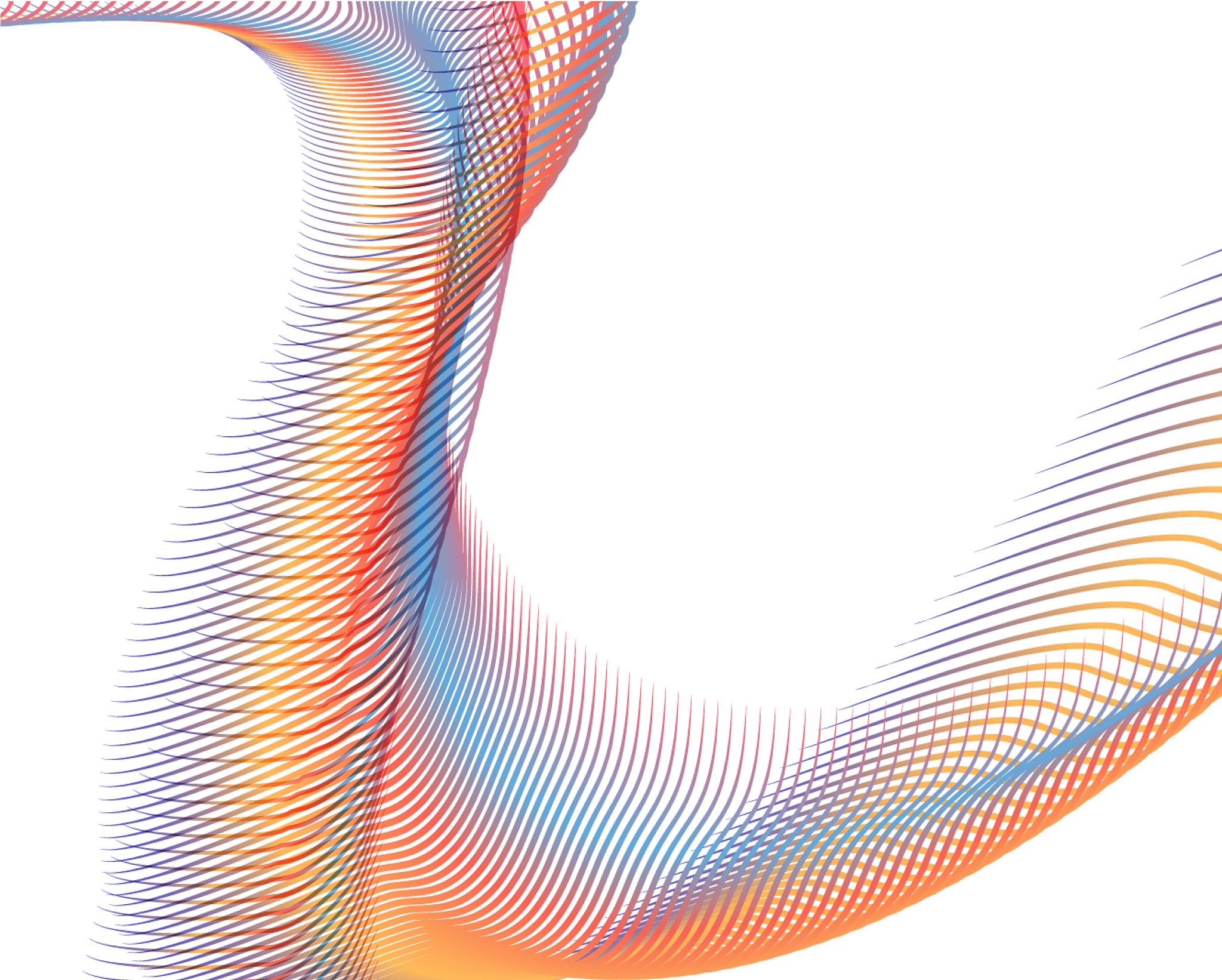 abstract background blend wave line design