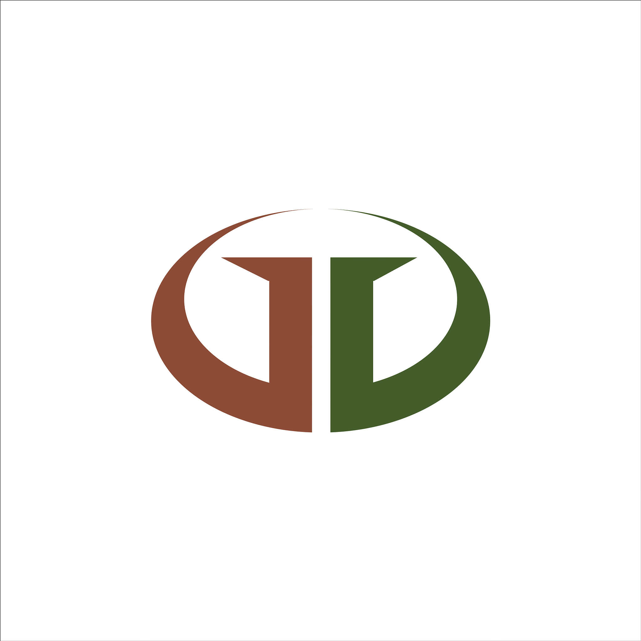 initial letter gd or dg logo design template