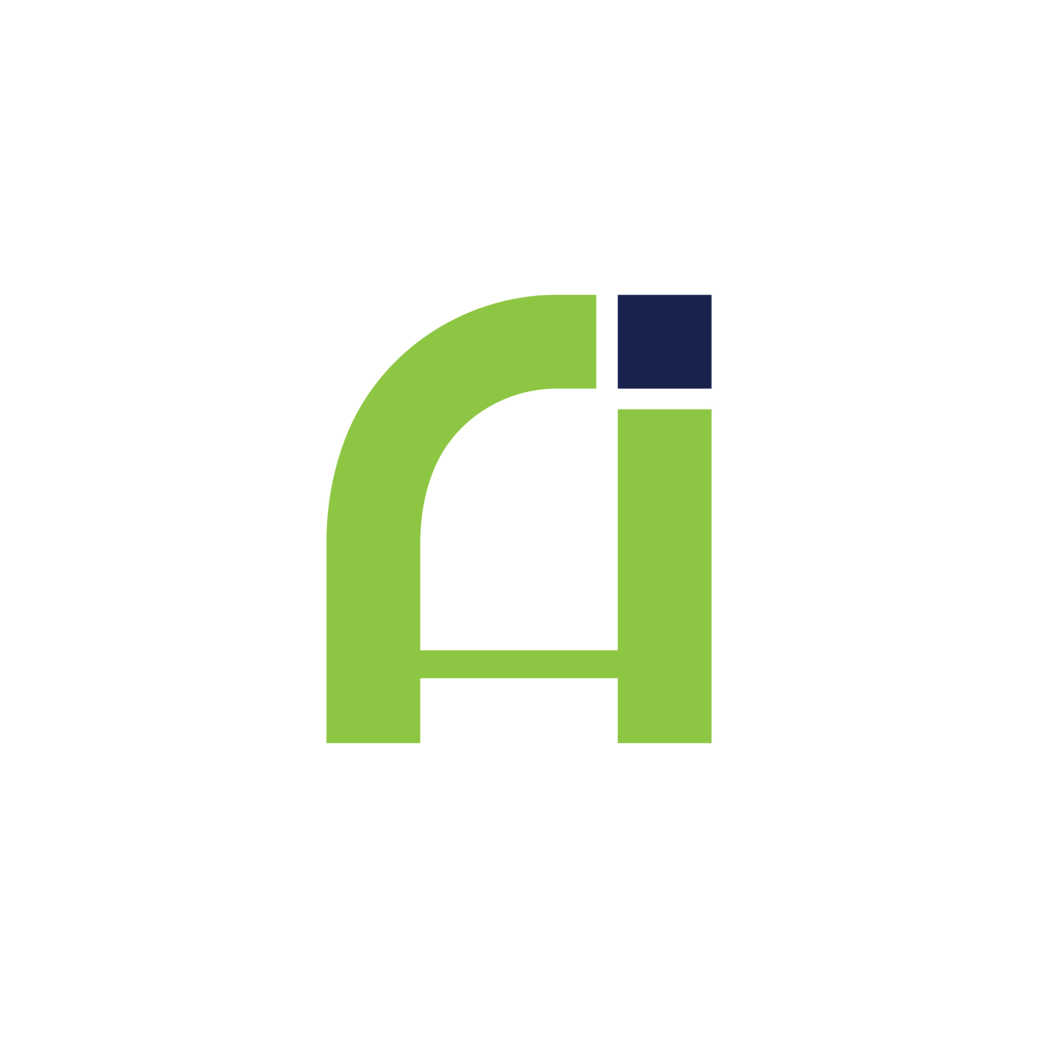 initial letter ah logo or ha logo designs