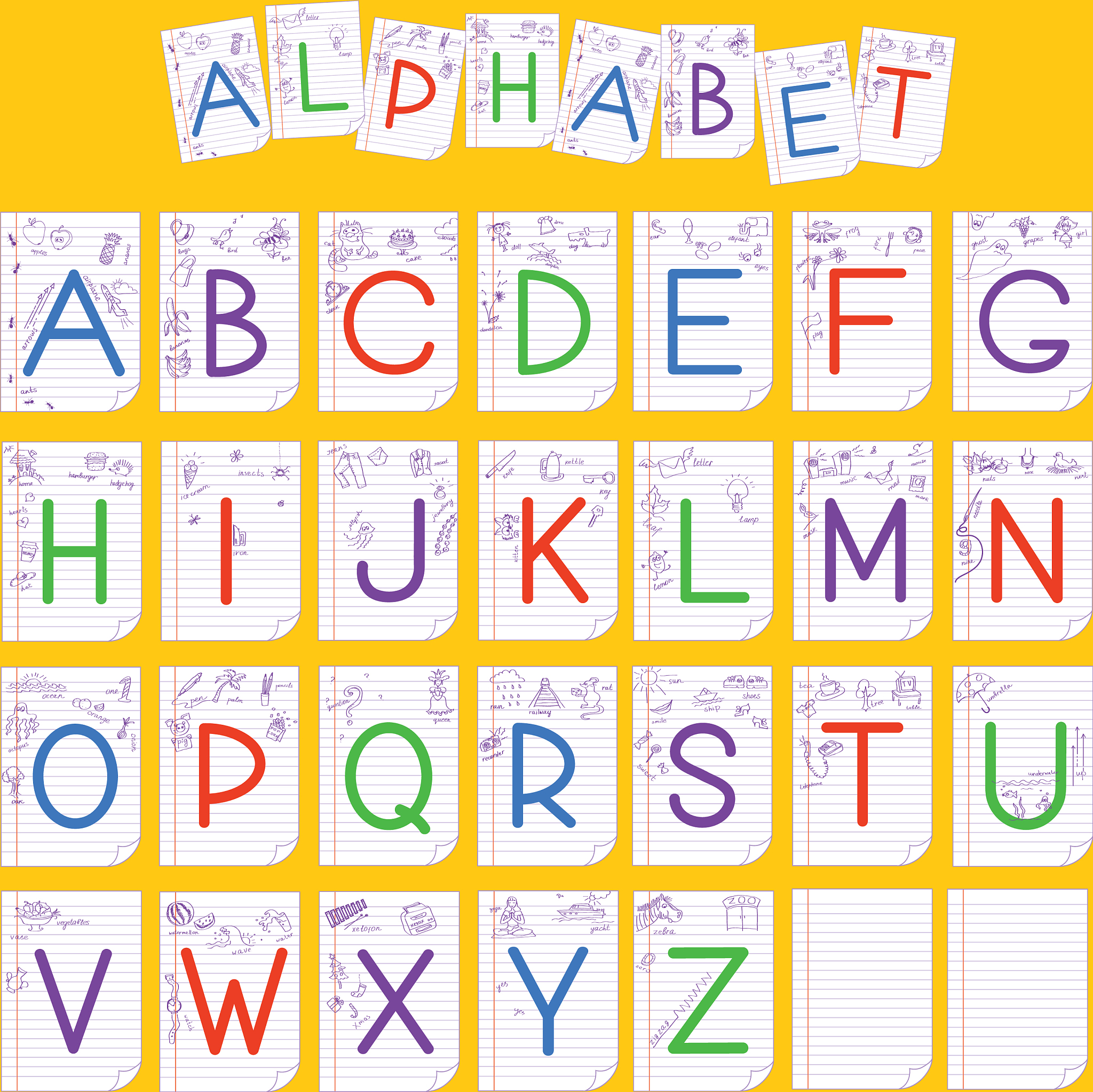 儿童学英文字母(怎么教孩子学英文字母大小写?)