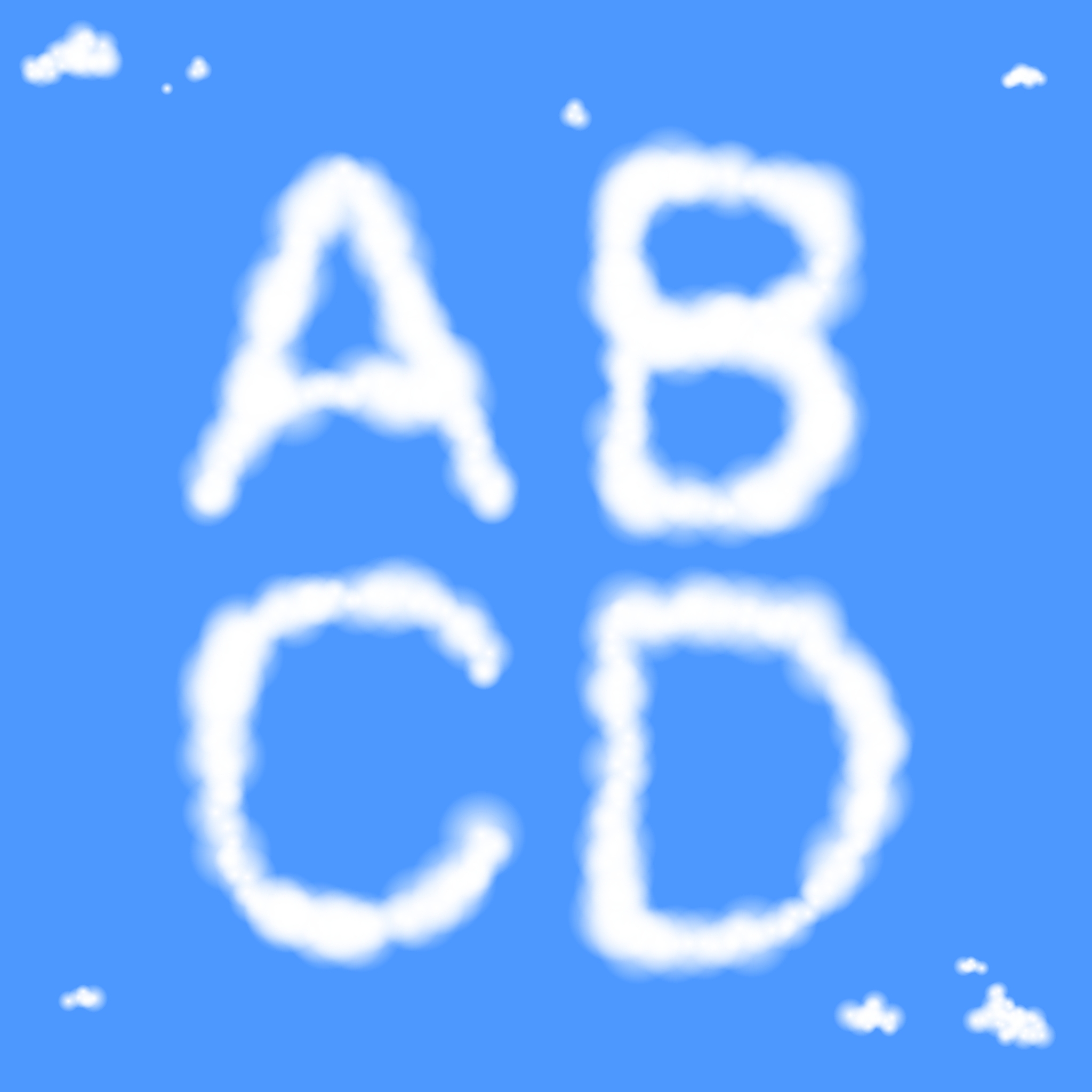 cloud letters
