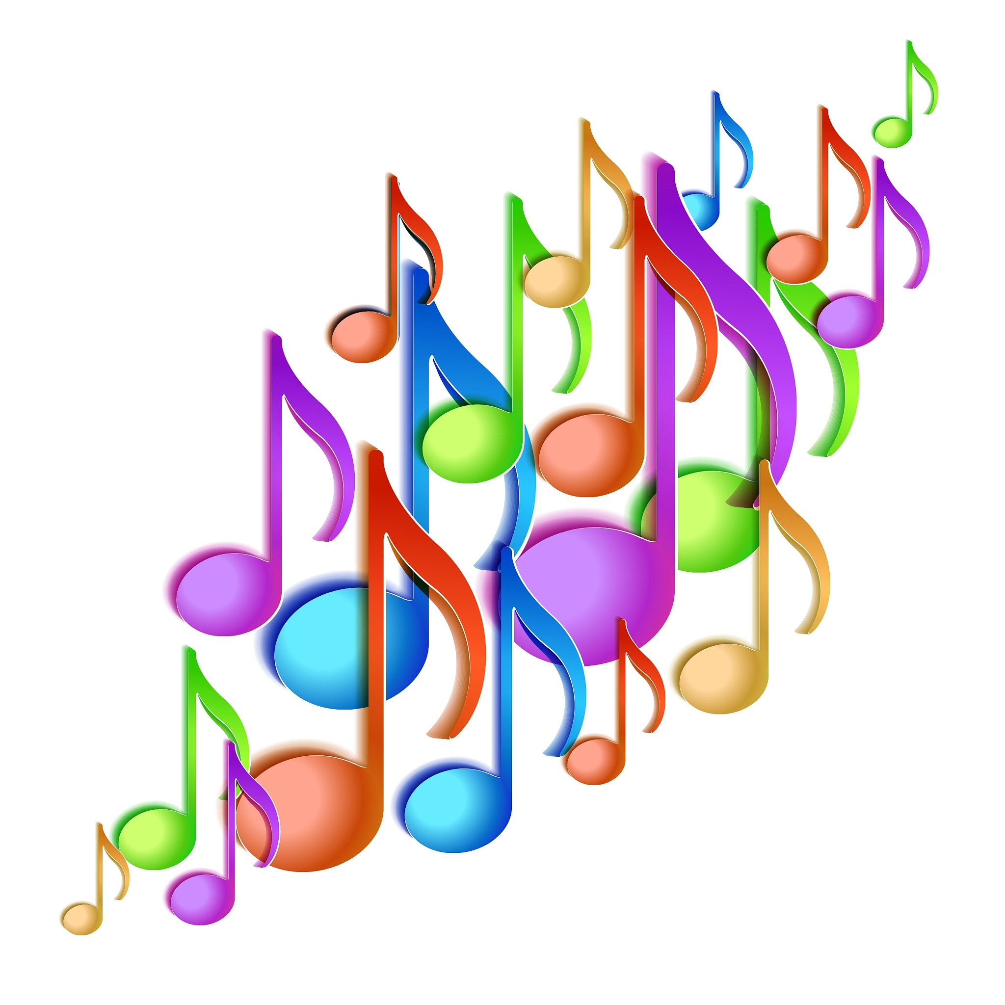 music note background design