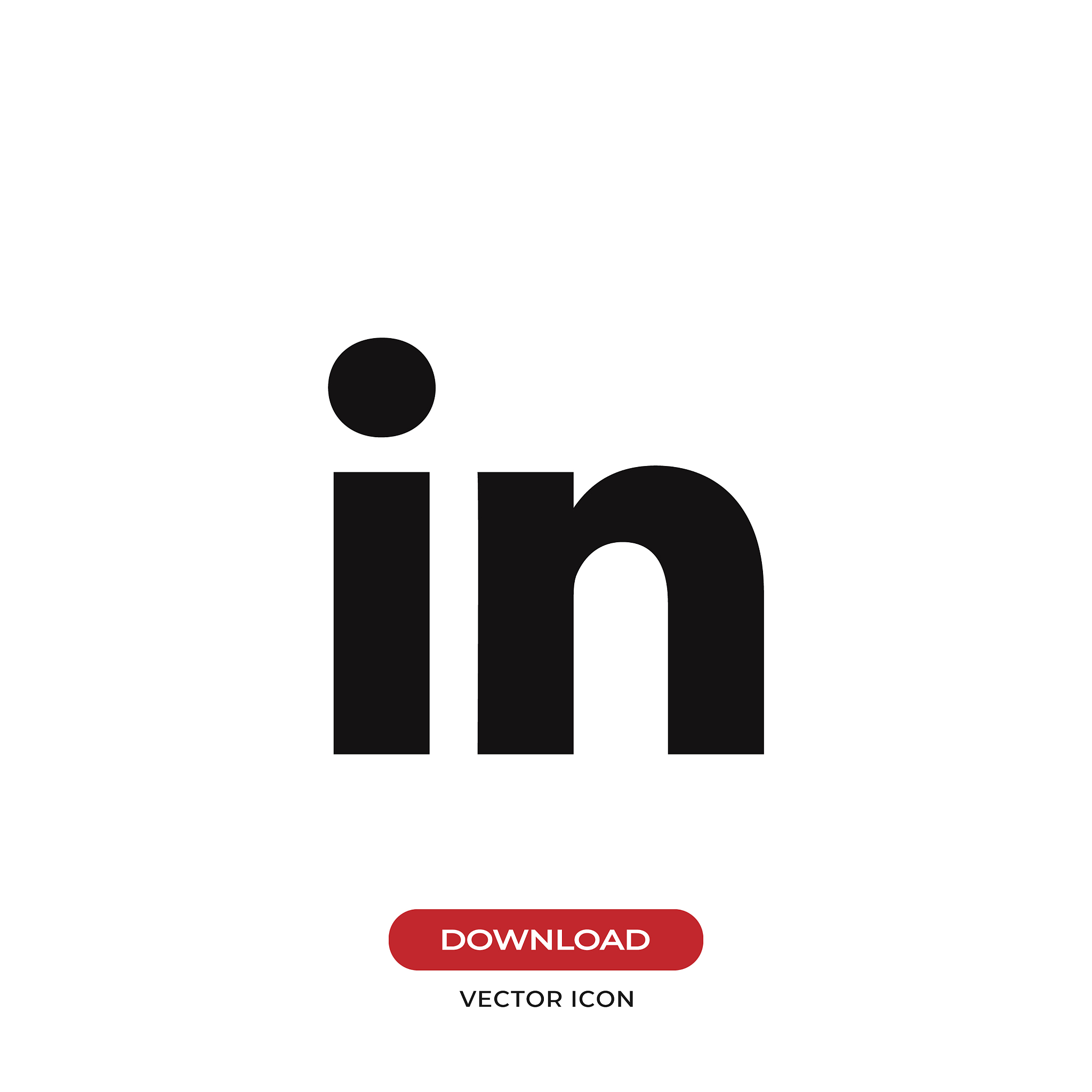 linkedin logo icon social media symbol
