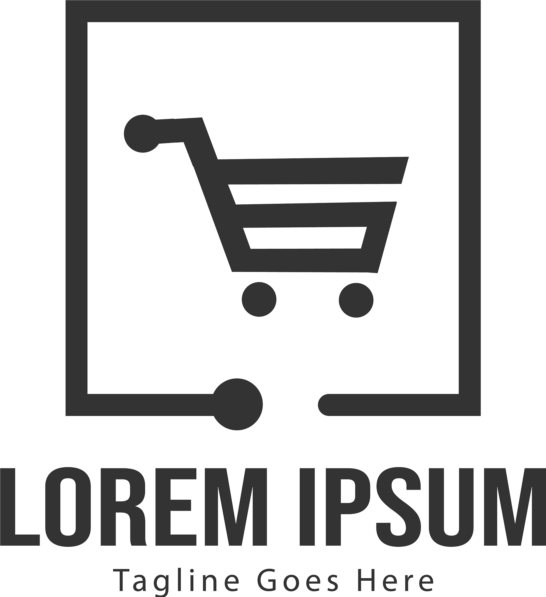 shopping logo template design shopping logo with