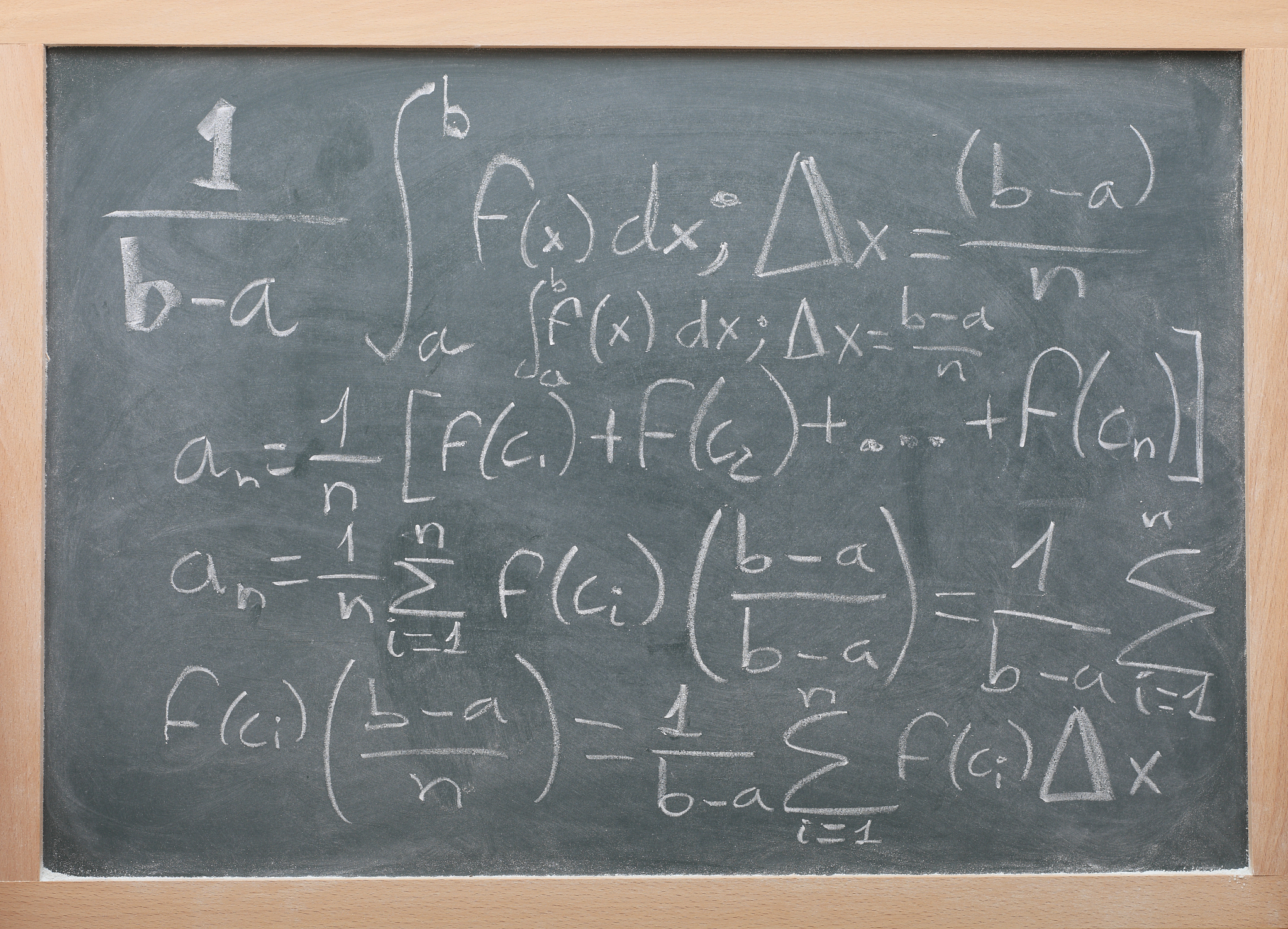 mathematics and blackboard