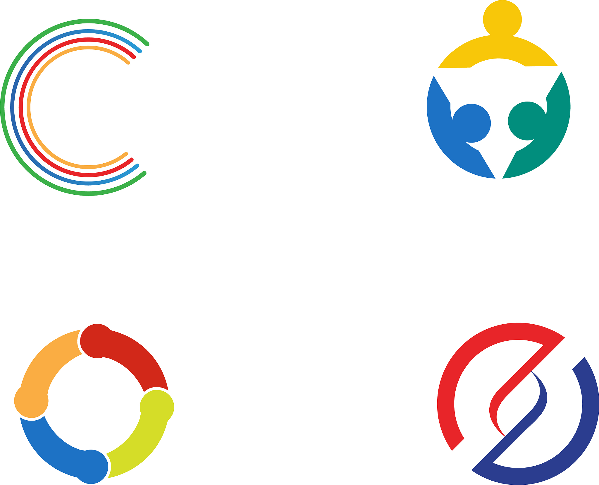 circle line logo template icon