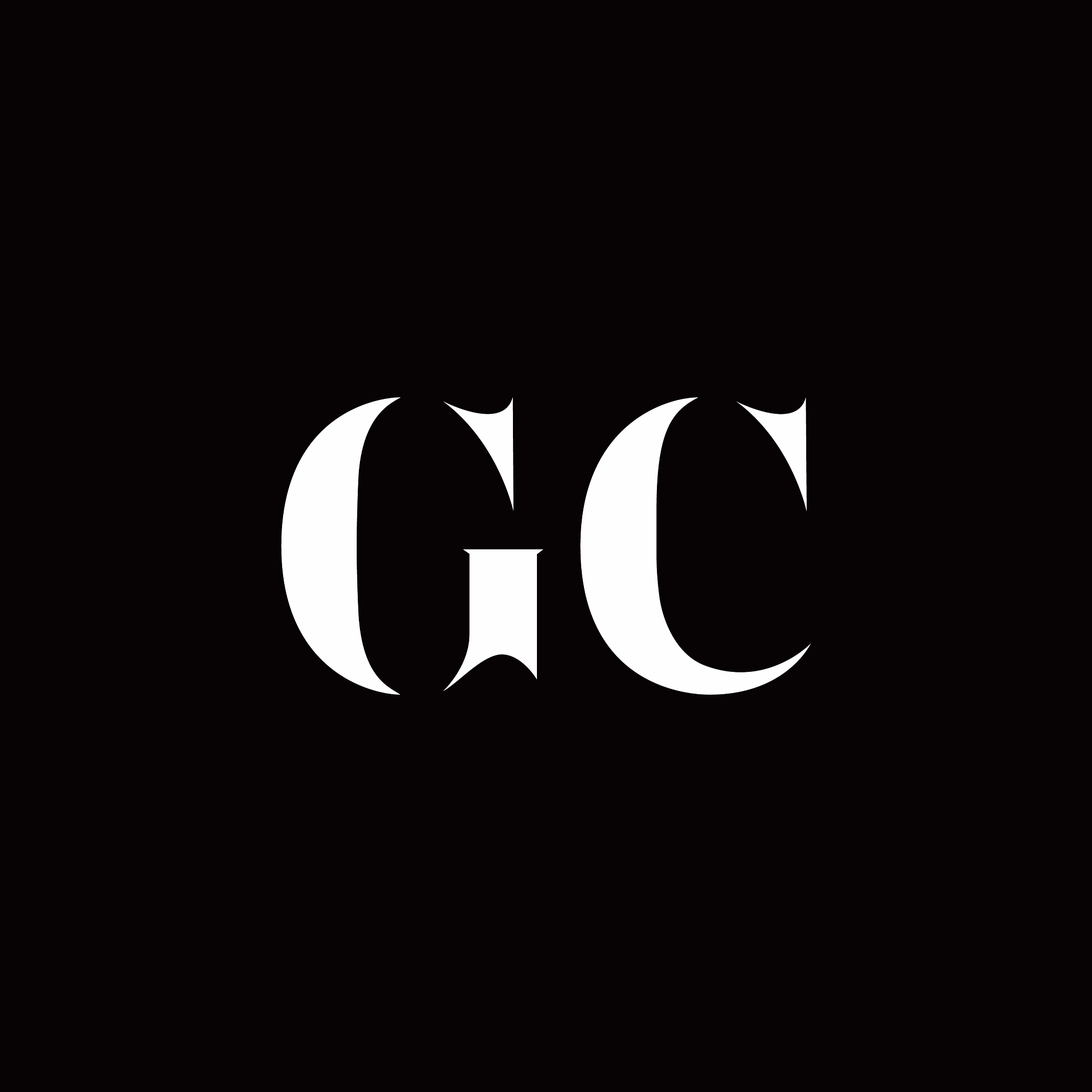 gc logo letter initial logo designs template