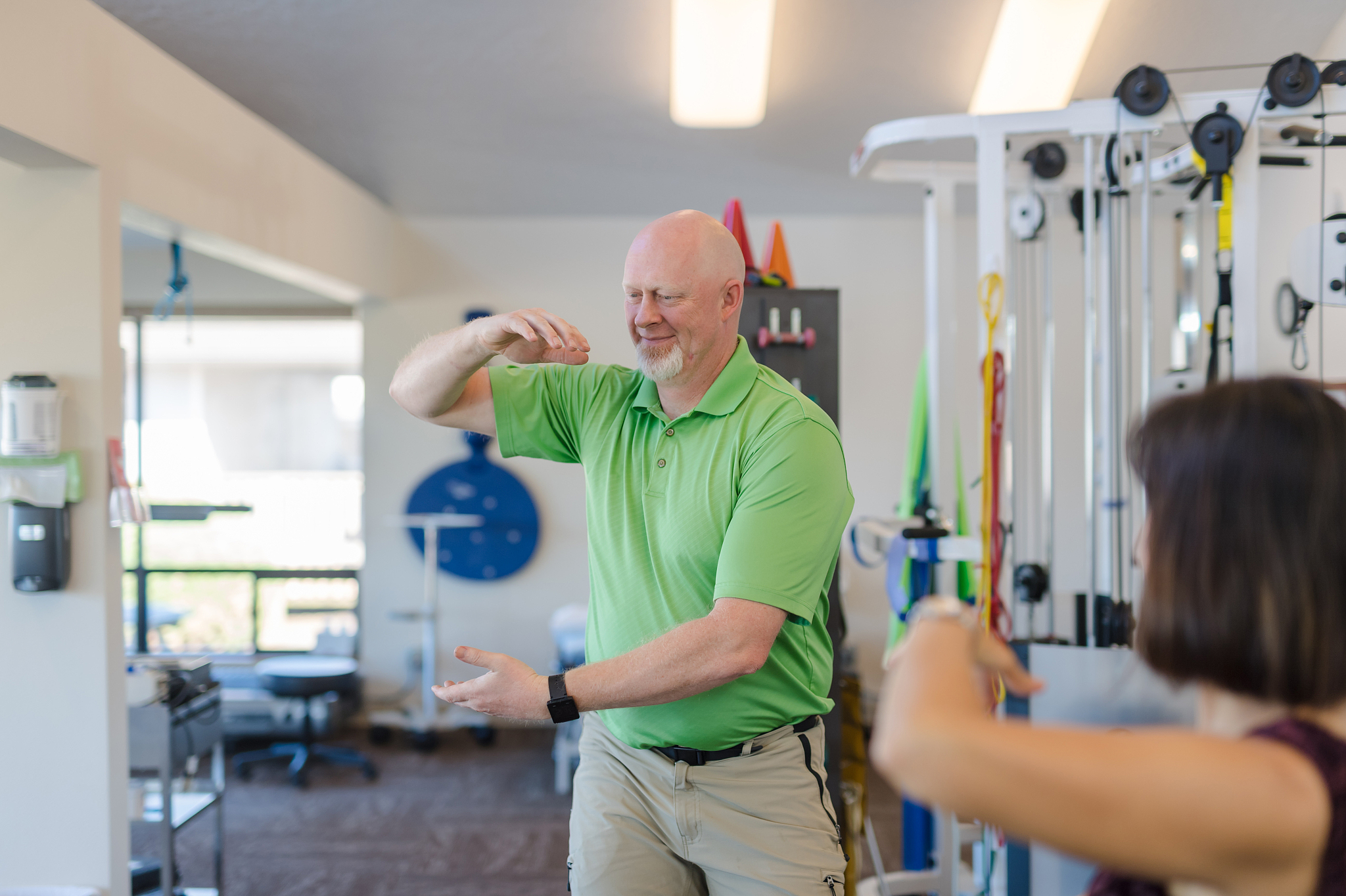 tai chi in a physiotherapy clinic