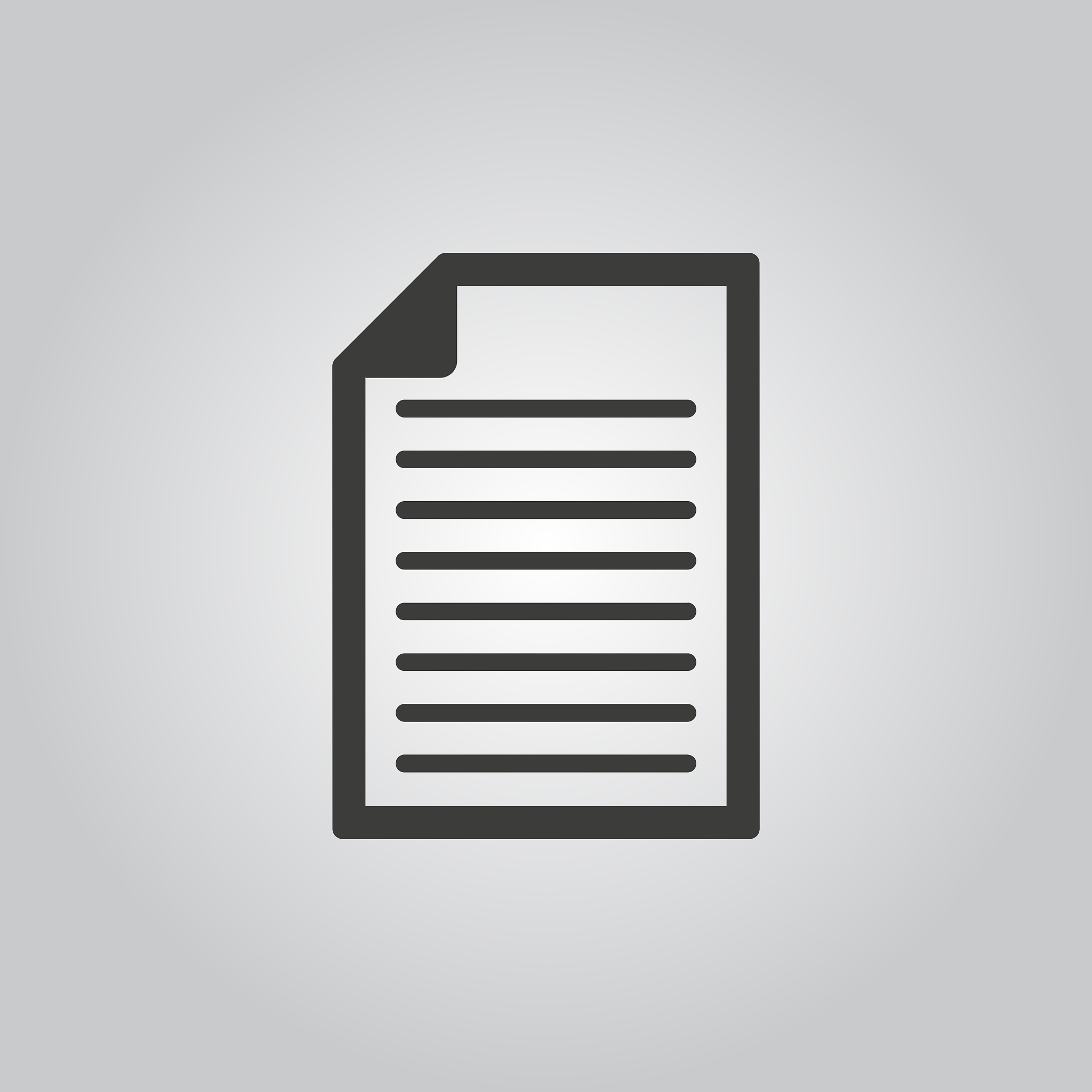 the document icon notes symbol flat