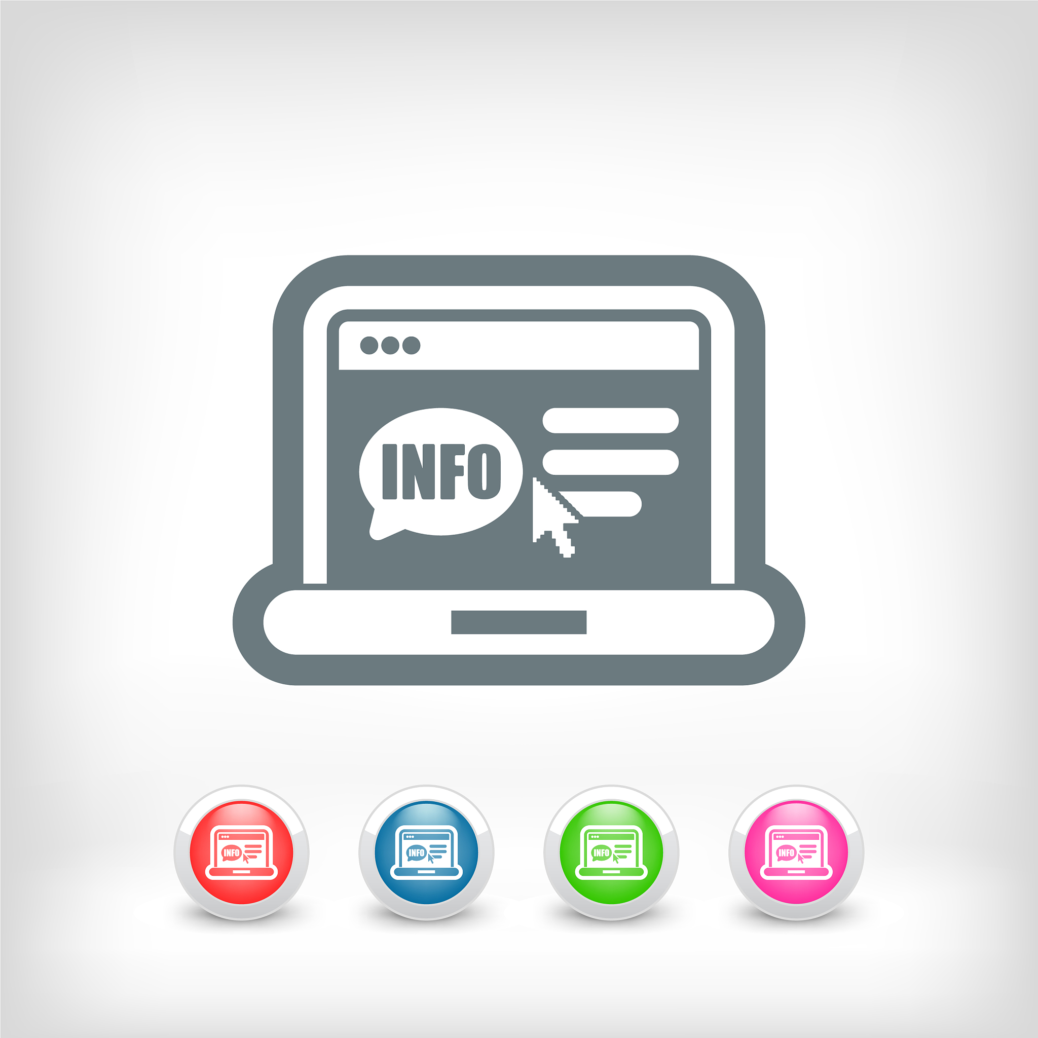 website info icon