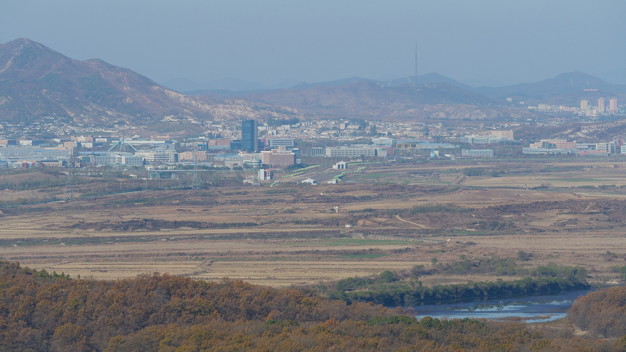 kijong dong village, north korea.