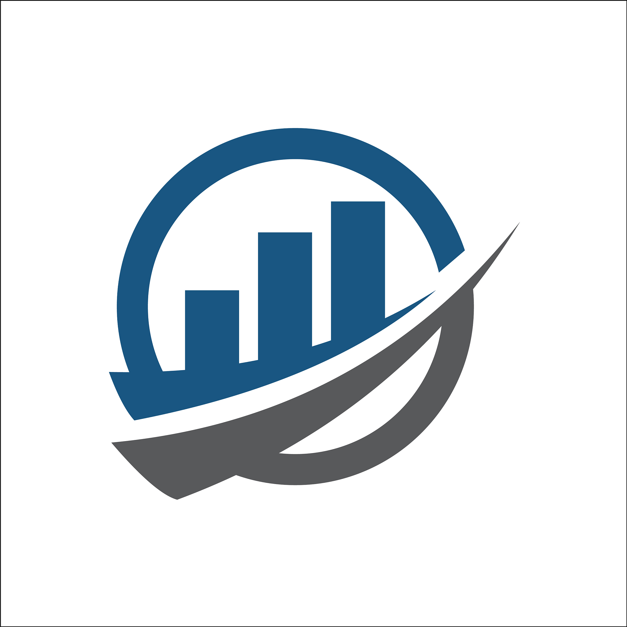 accounting financial logo graphic abstract