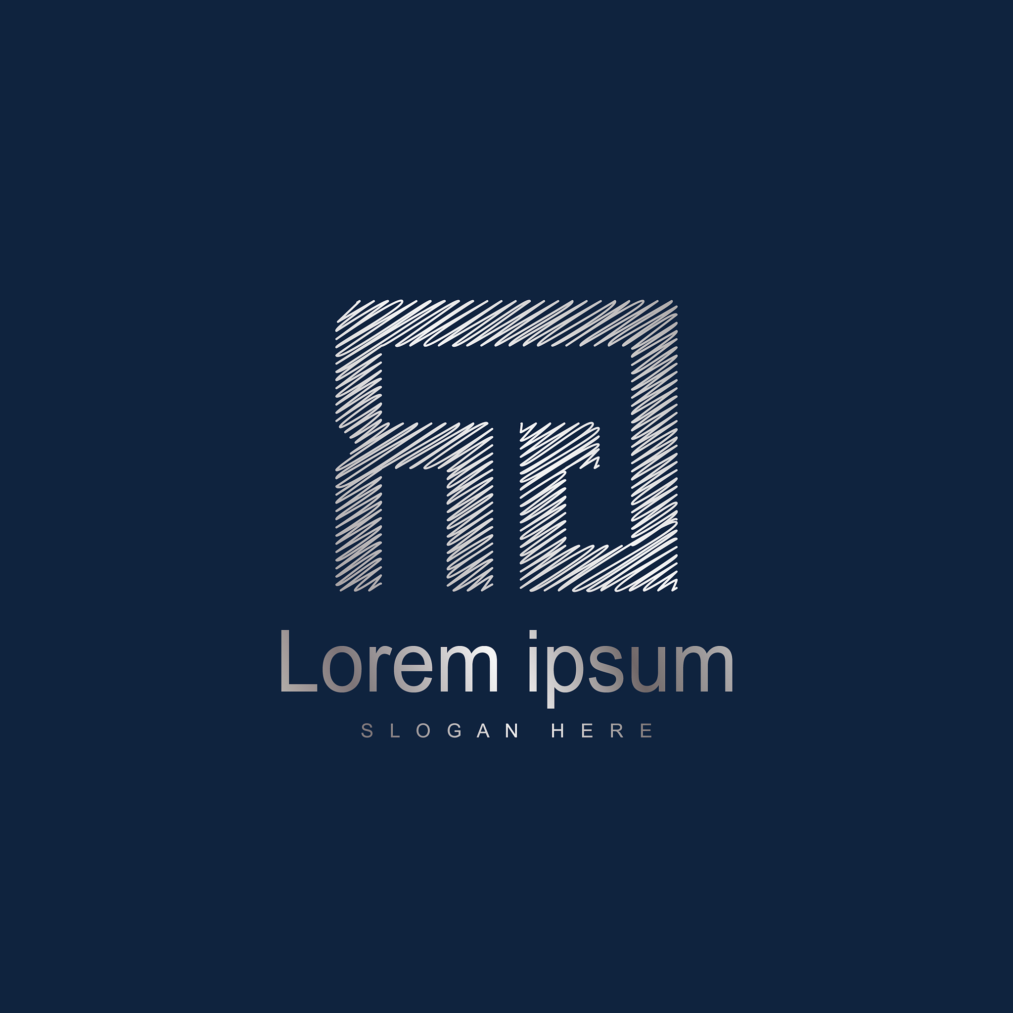 initial letter rg logo template design