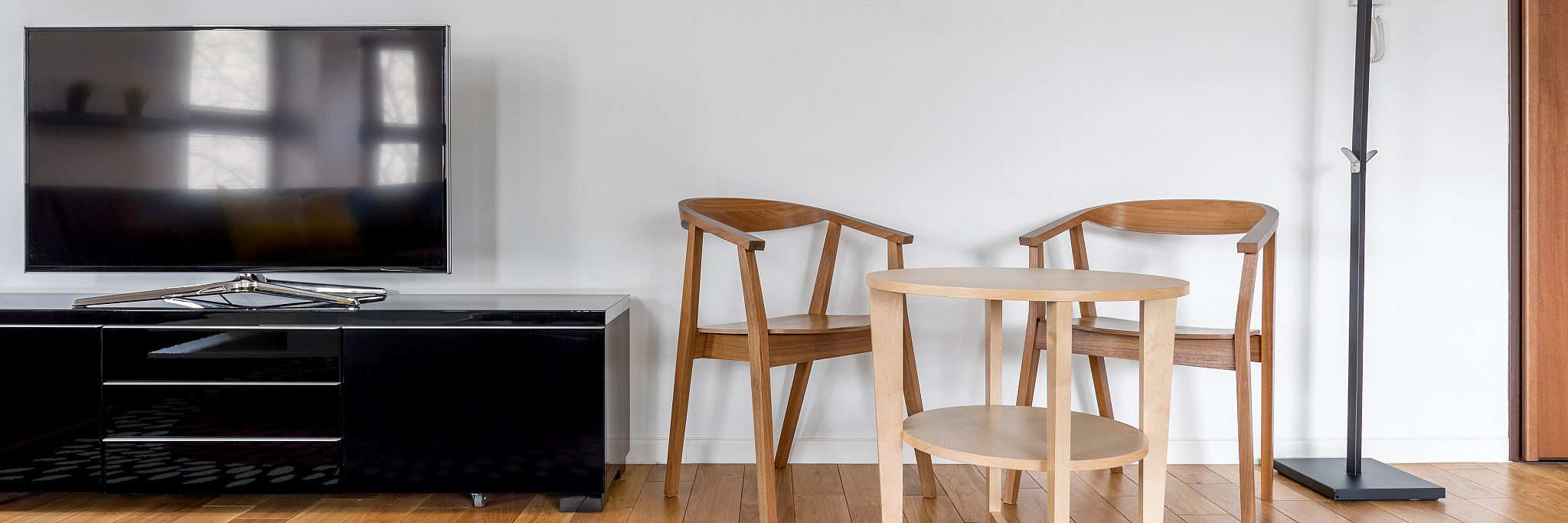 chairs and table in room