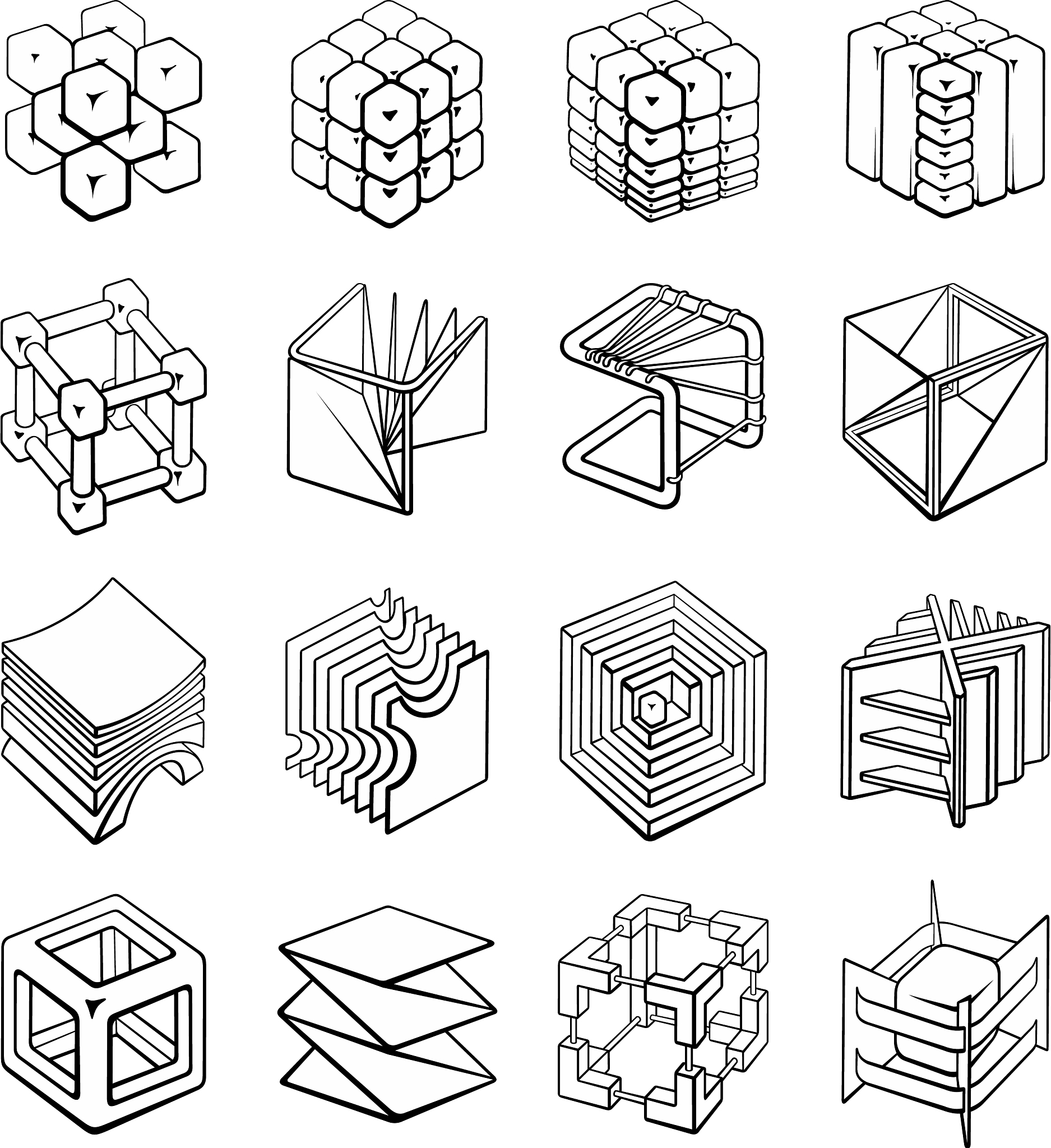 基于三视图的三位模型重建的几何理论和算法流程