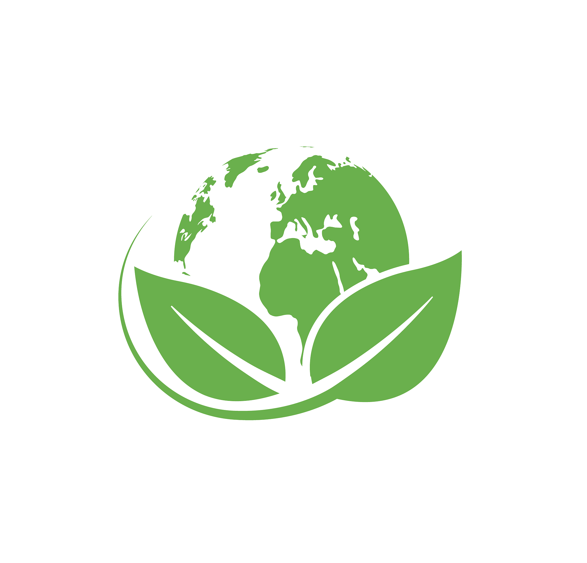 green planet logo. environment symbol. eco earth icon. vector il