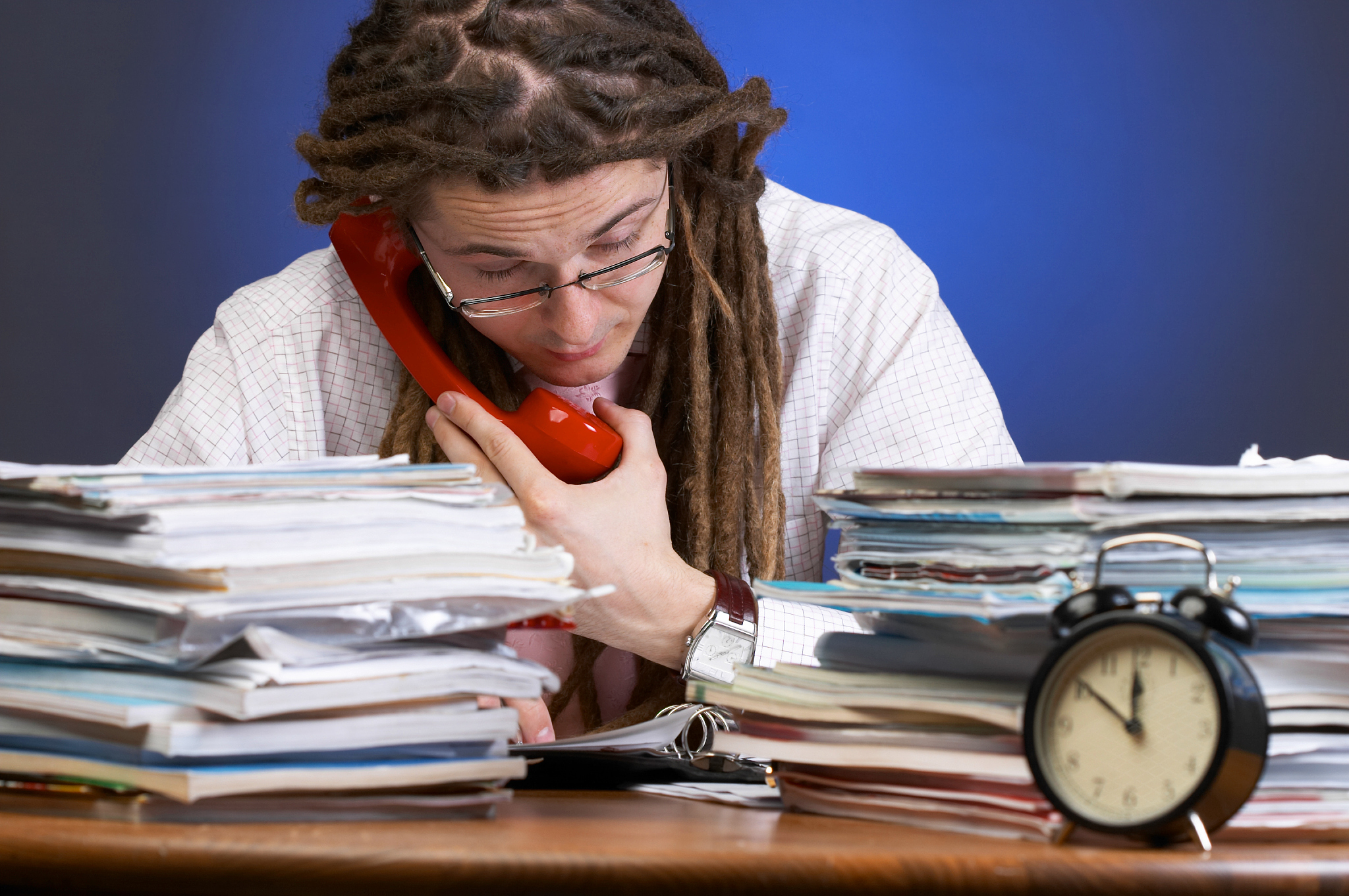 yuppie on the phone