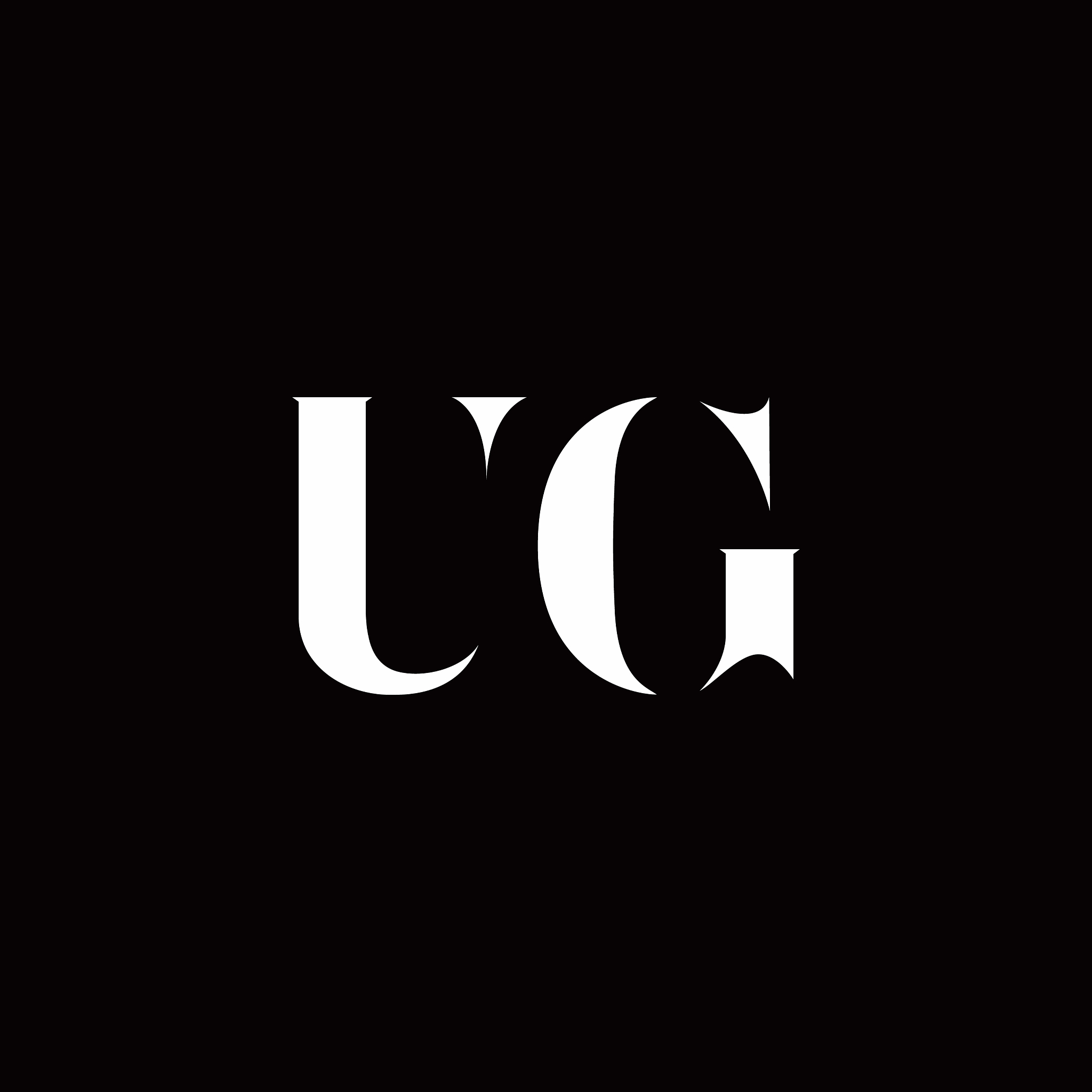ug logo letter initial logo designs template