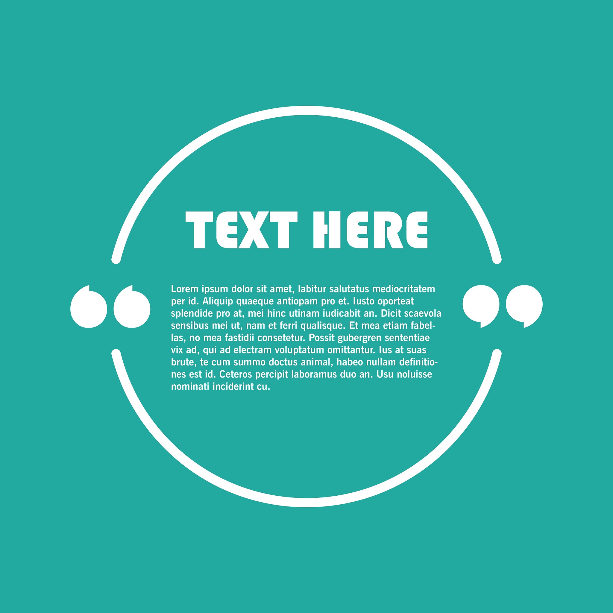 icon of quotation speech bubble template with