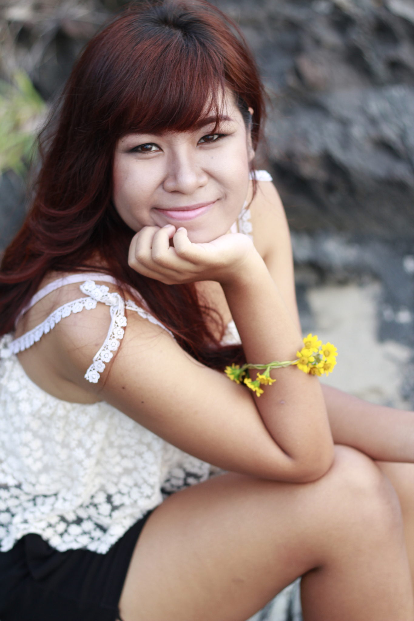 girl on the beach