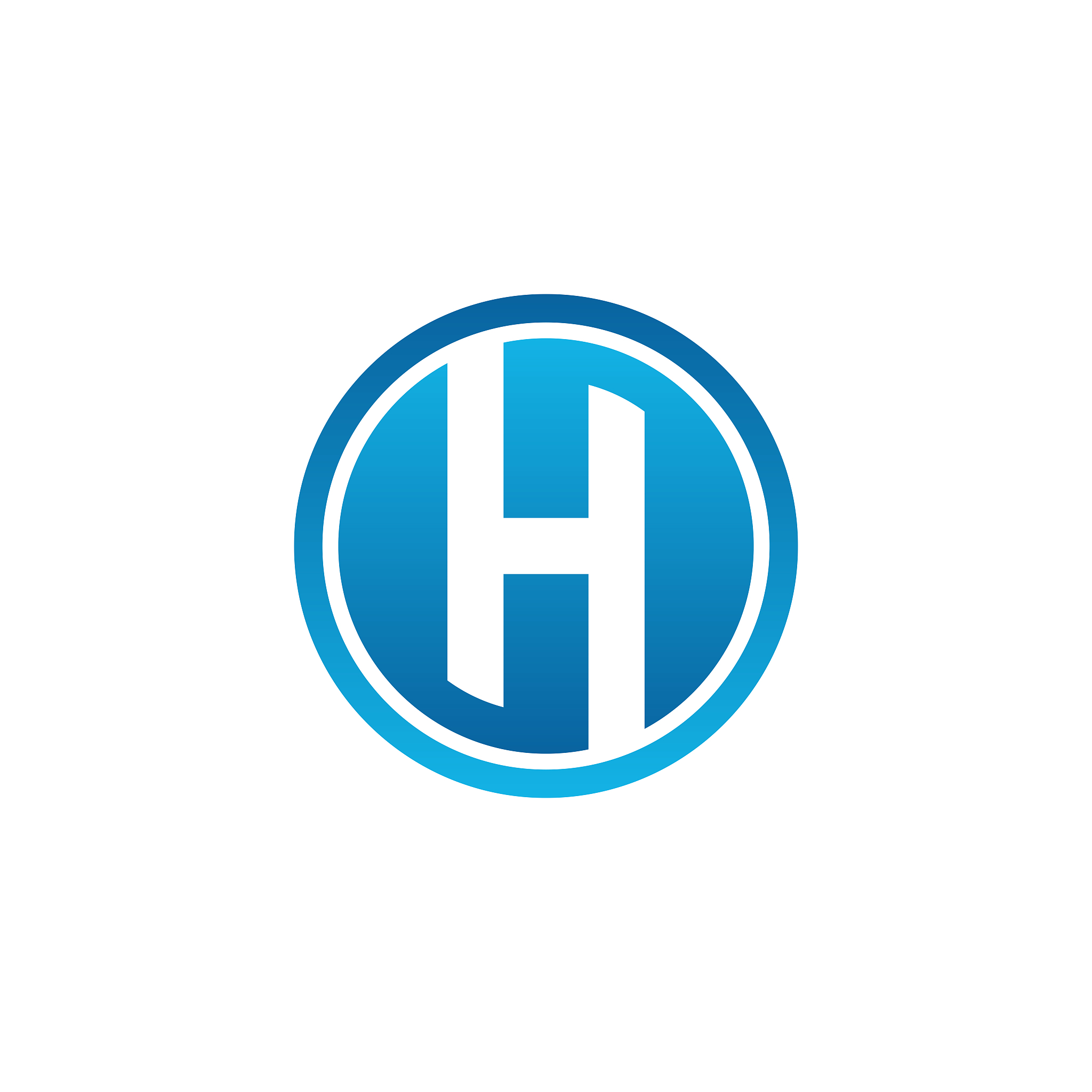 modern letter h icon logo design template