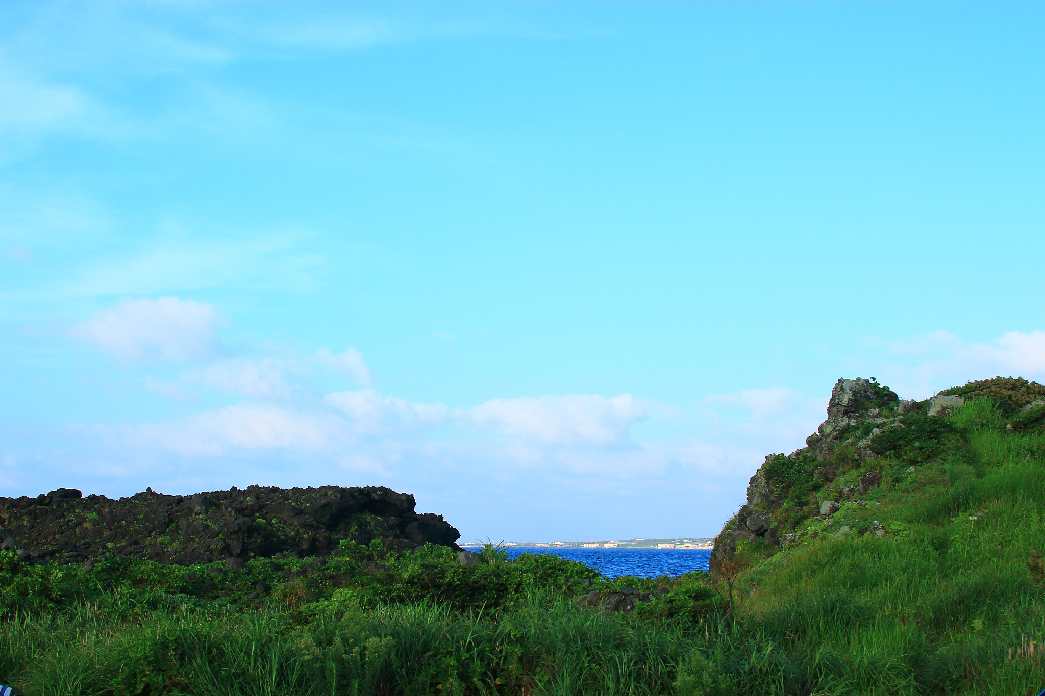 jeju coast, sunrise coast, promenade