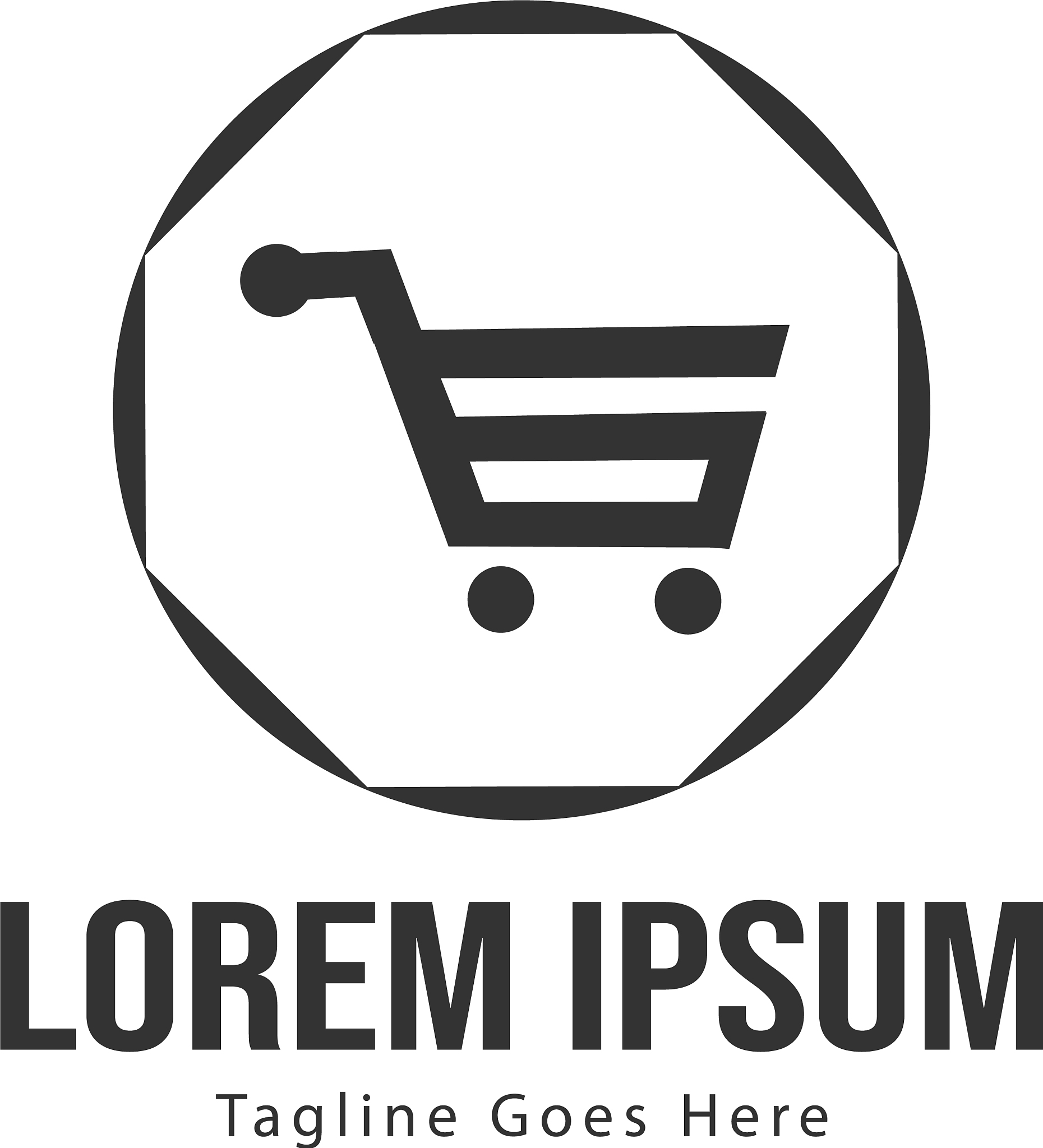 shopping logo template design shopping logo with