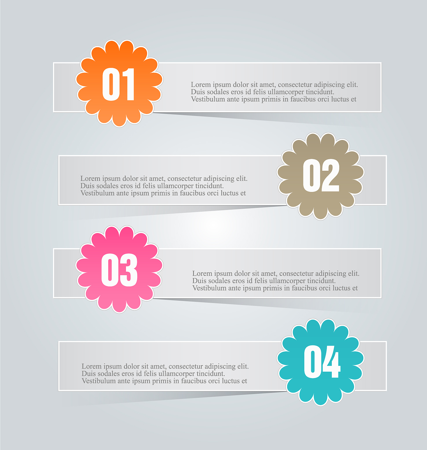 modern infographics colorful design
