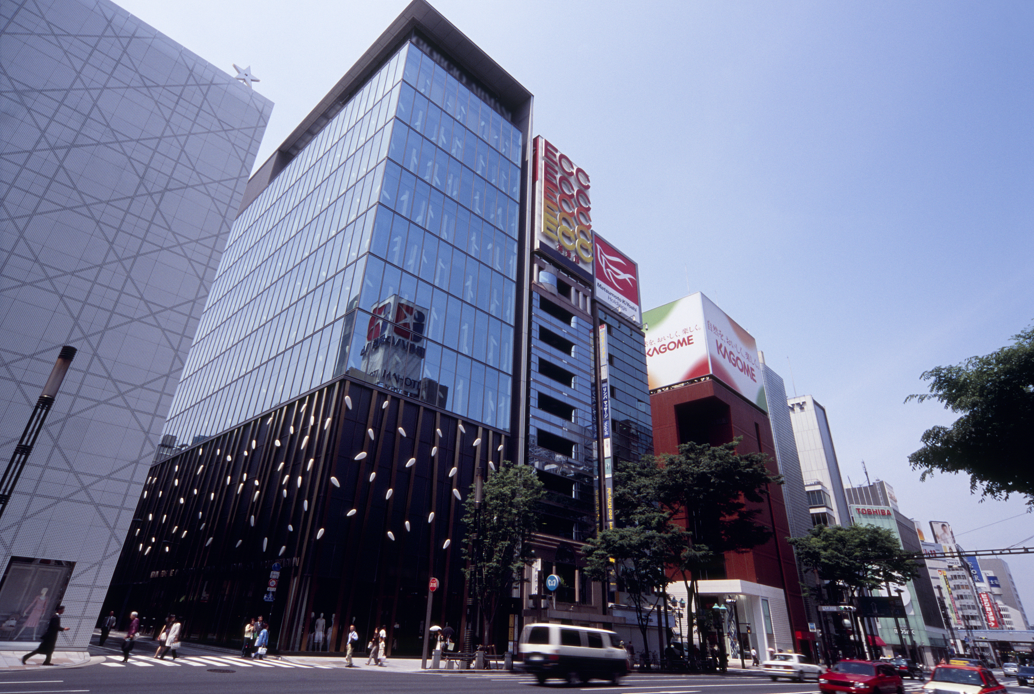 cityscape of ginza, tokyo, japan