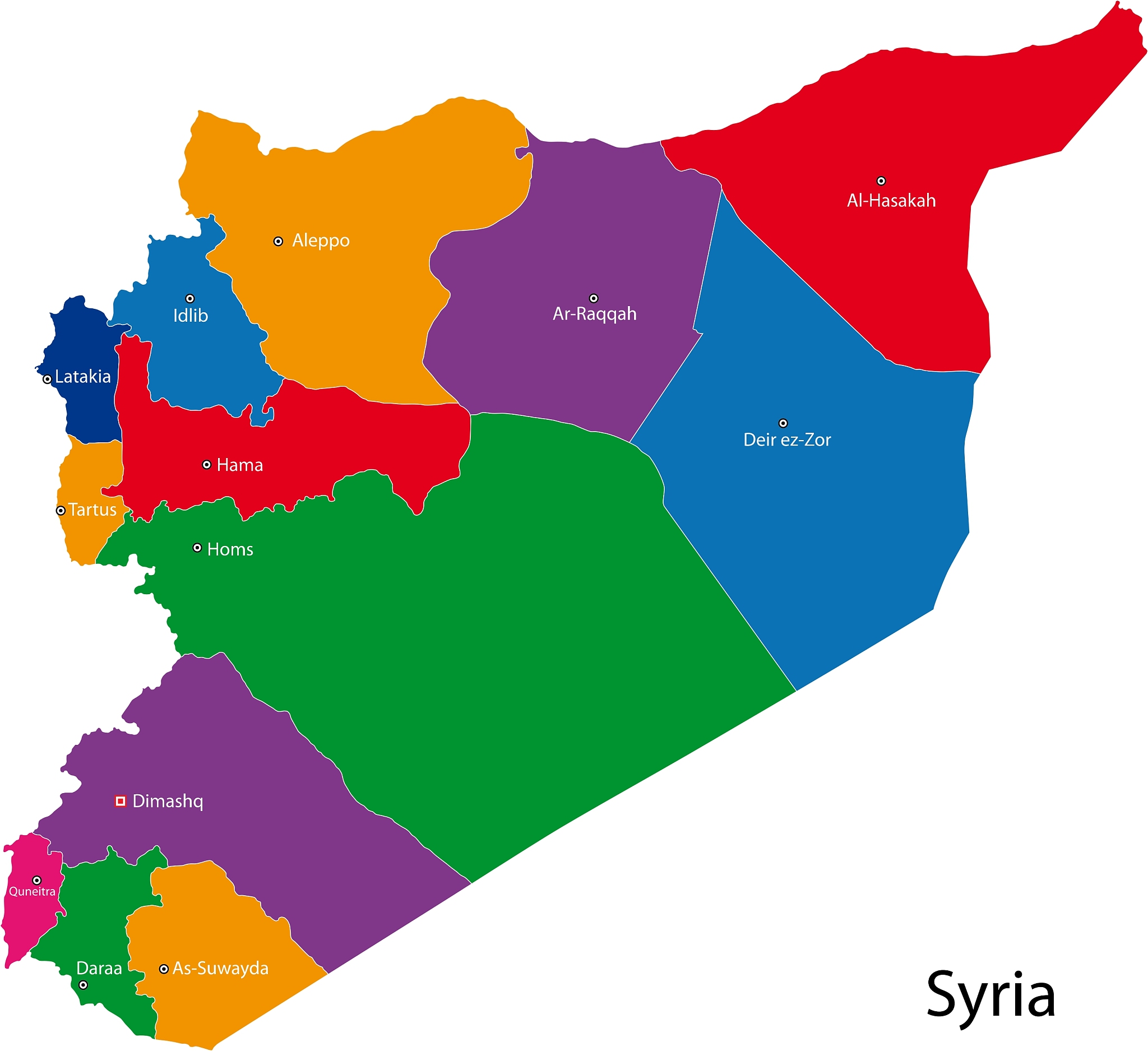 syria map