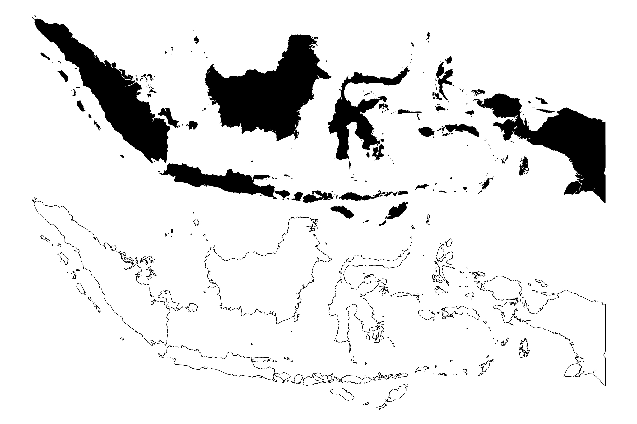 indonesia map