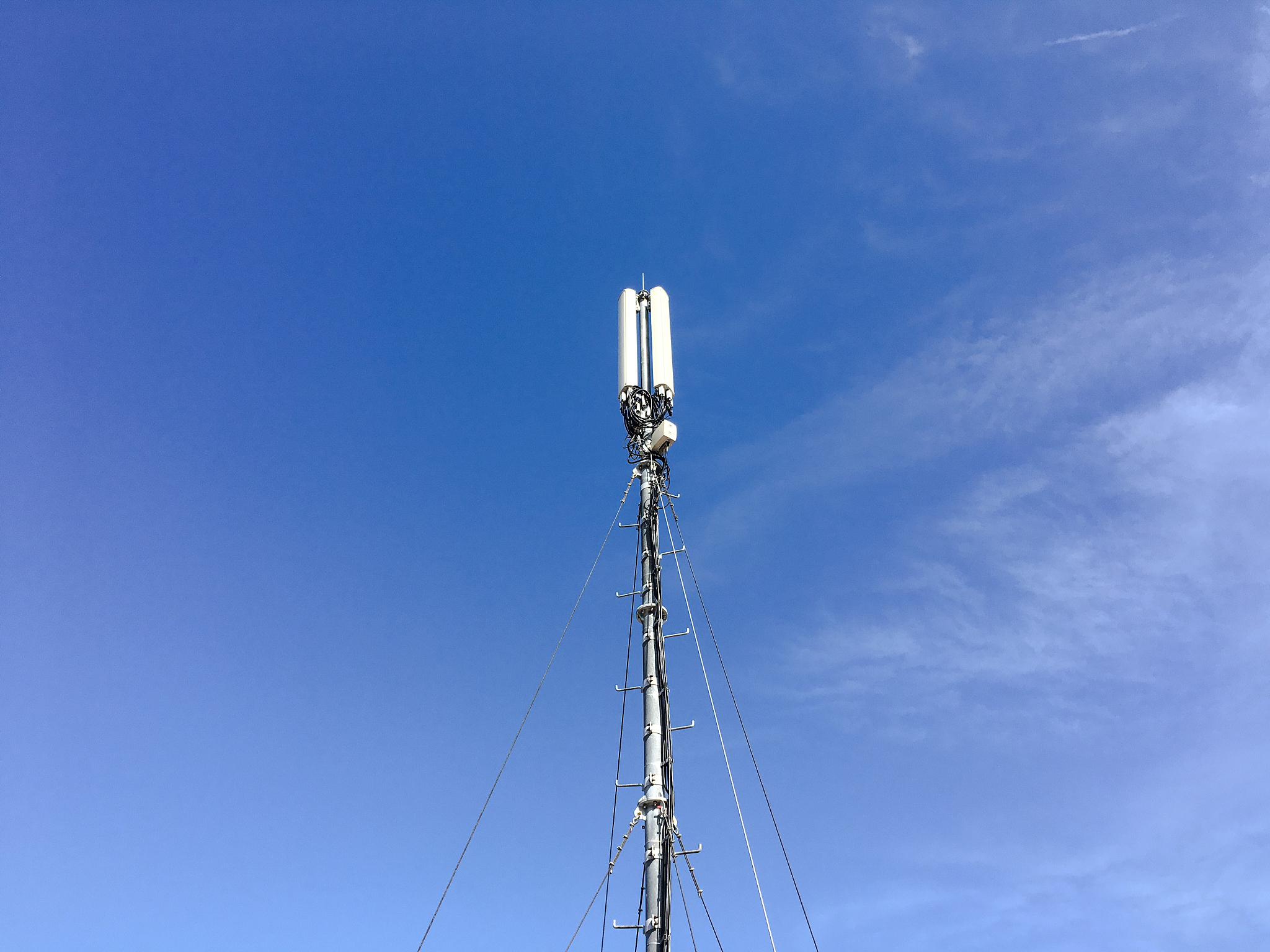 telecommunication tower. digital wireless communication system. 