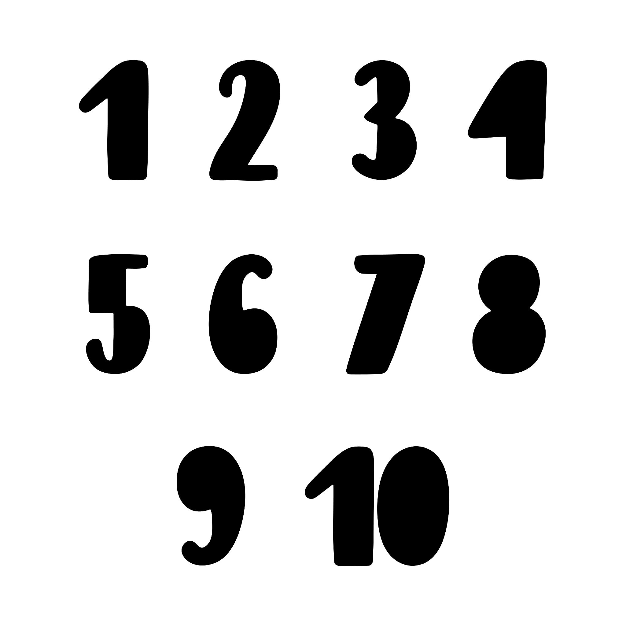 数字分析：从10组数字中找出5组包含所有数字0-9