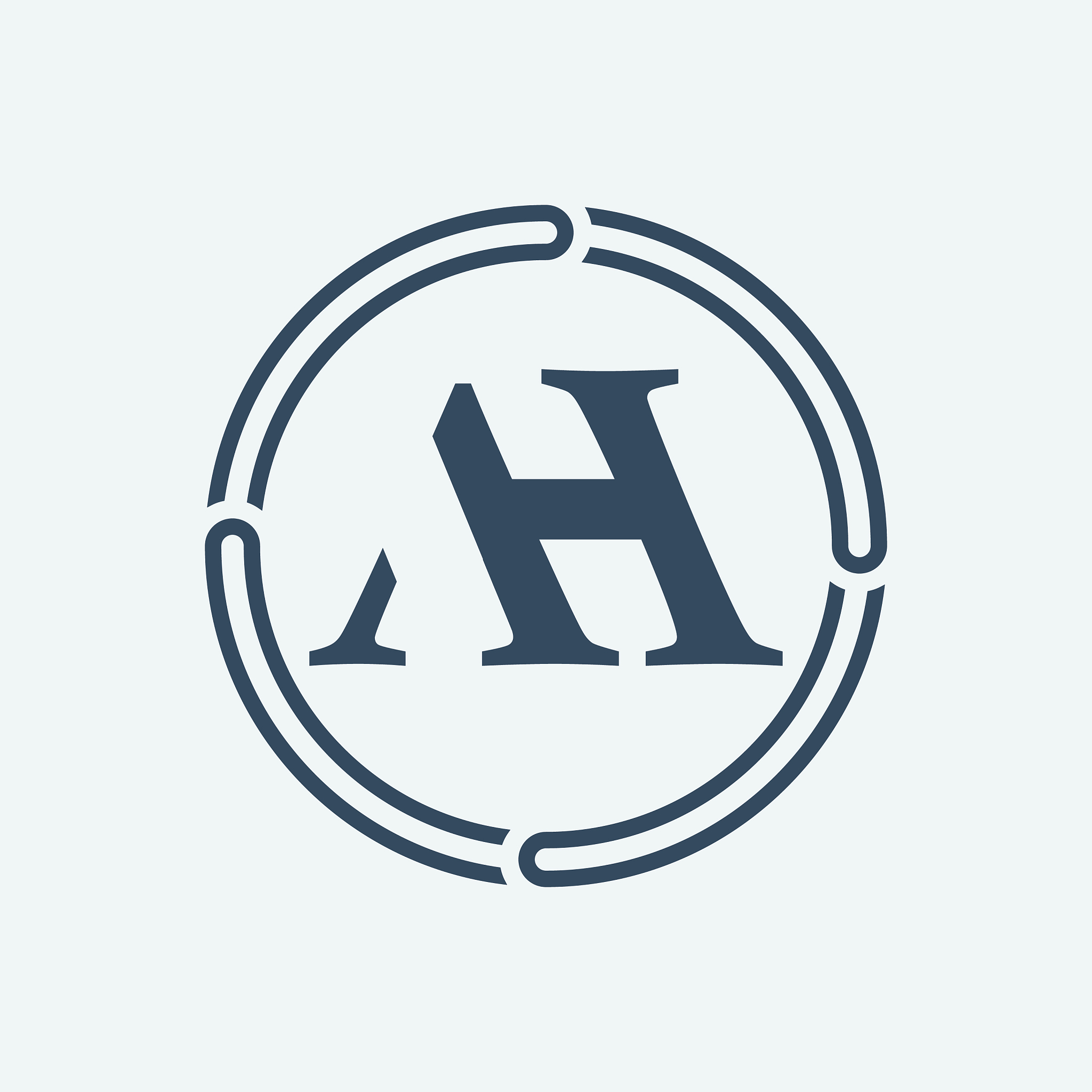 a h logo design