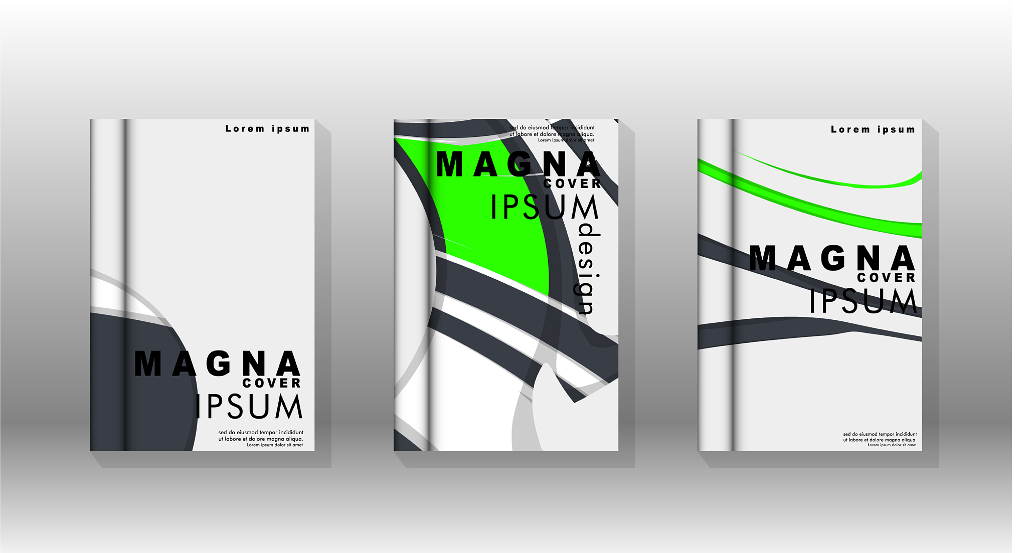 abstract cover with liquid elements book design