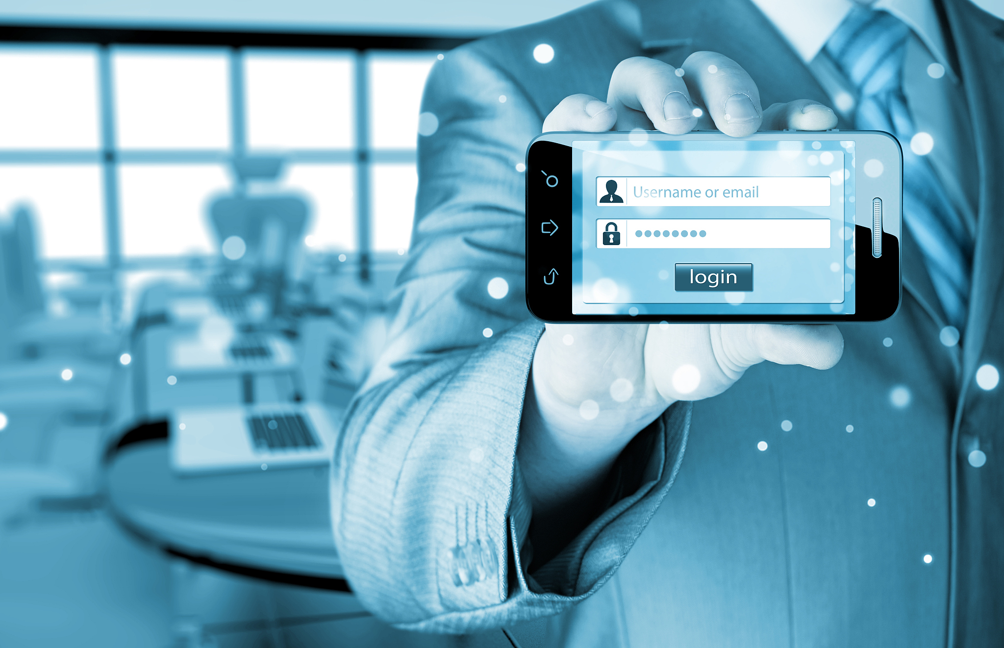 login and password