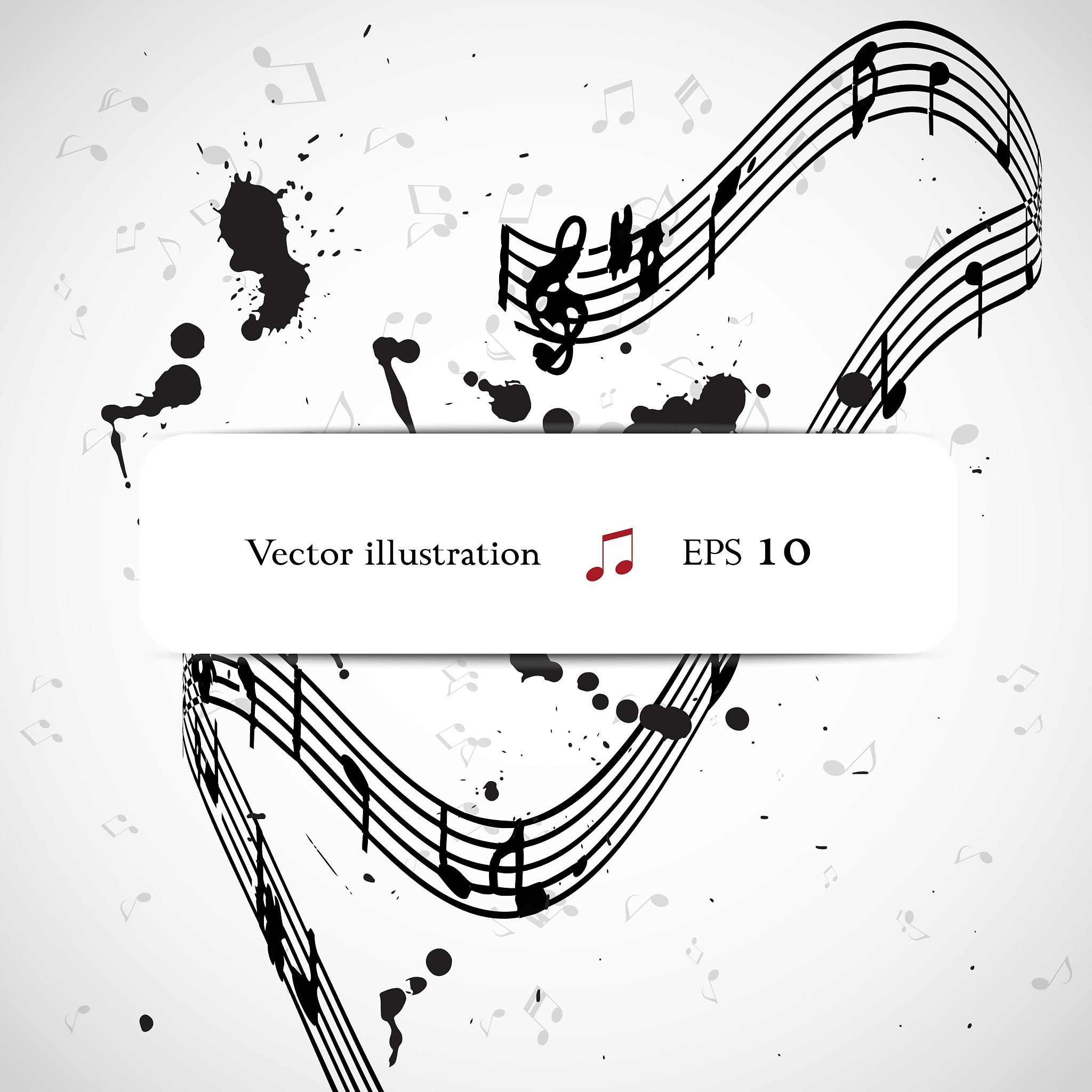 abstract musical background