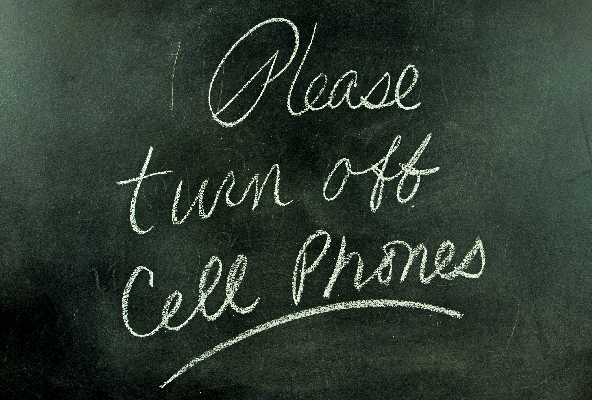 please turn-off cell phones