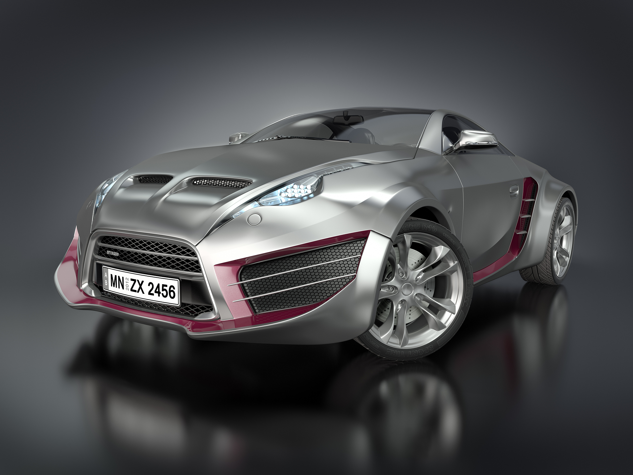 hybrid sports car