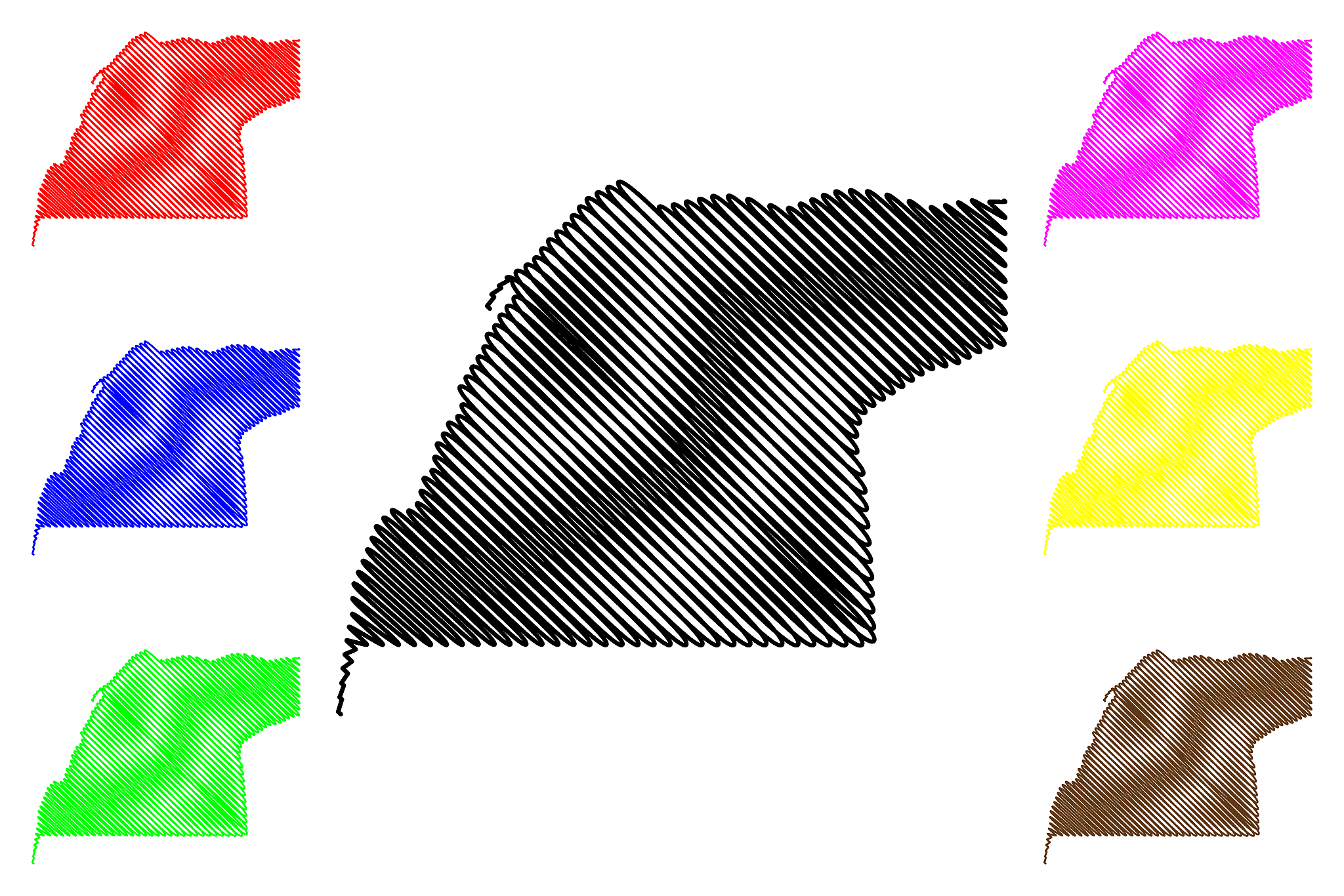 MATLAB 3D物体等长外轮廓生成程序