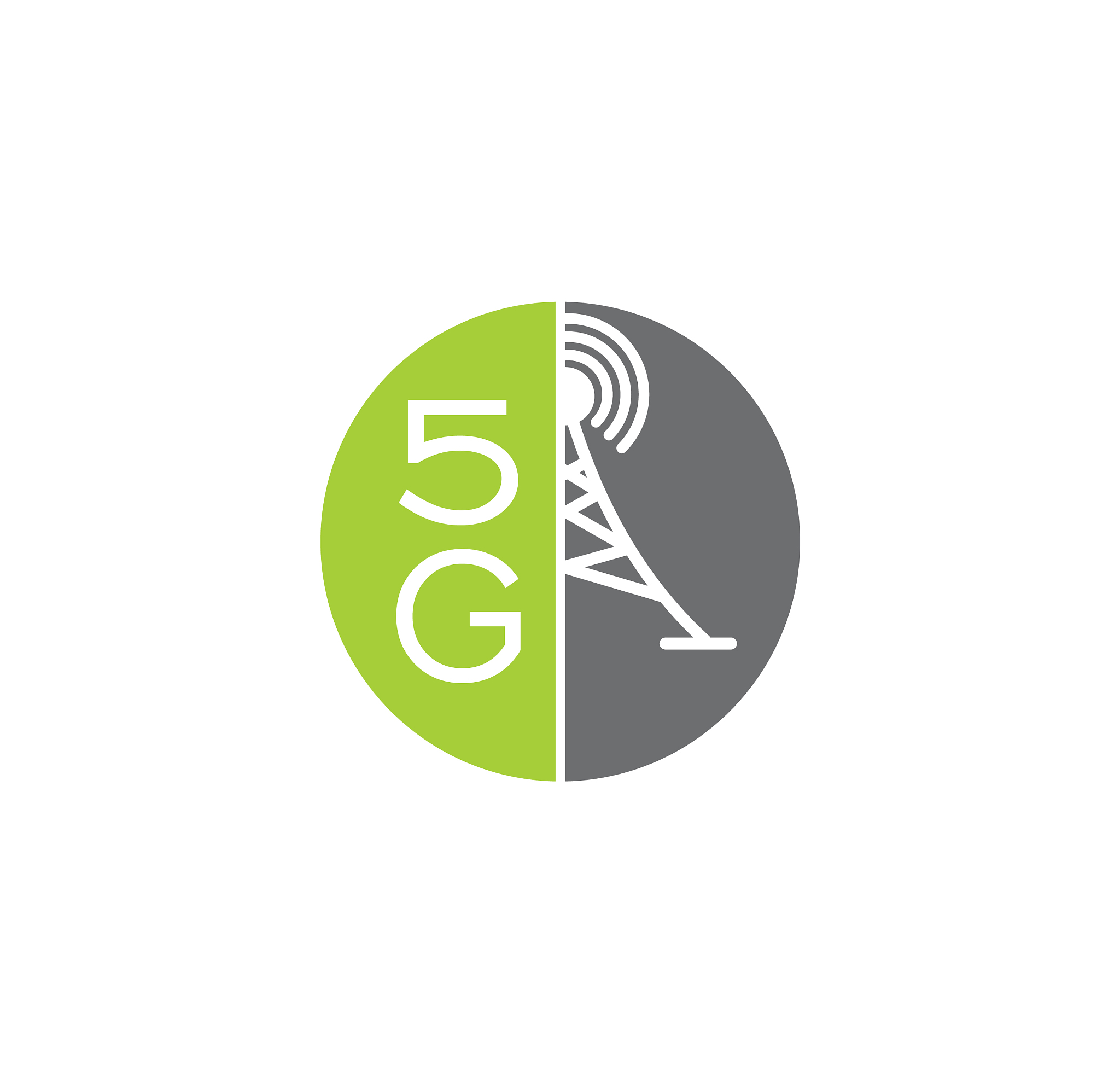 5g related icon on background for graphic and web