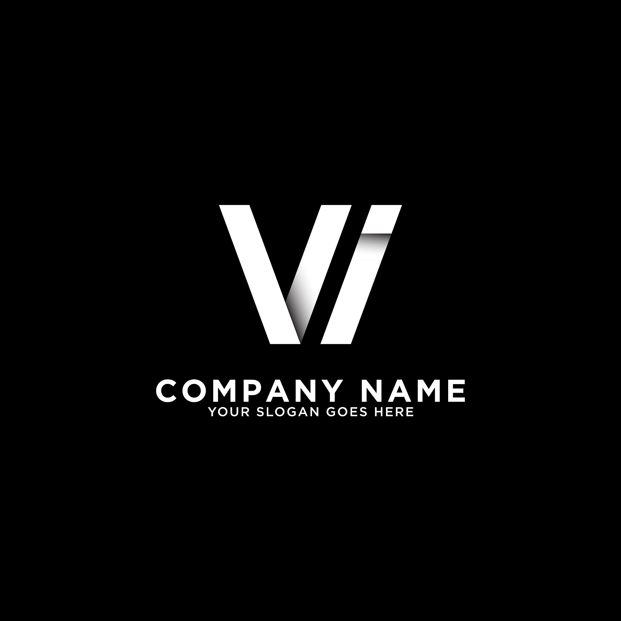 v letter logo designs, clean and clever logo template