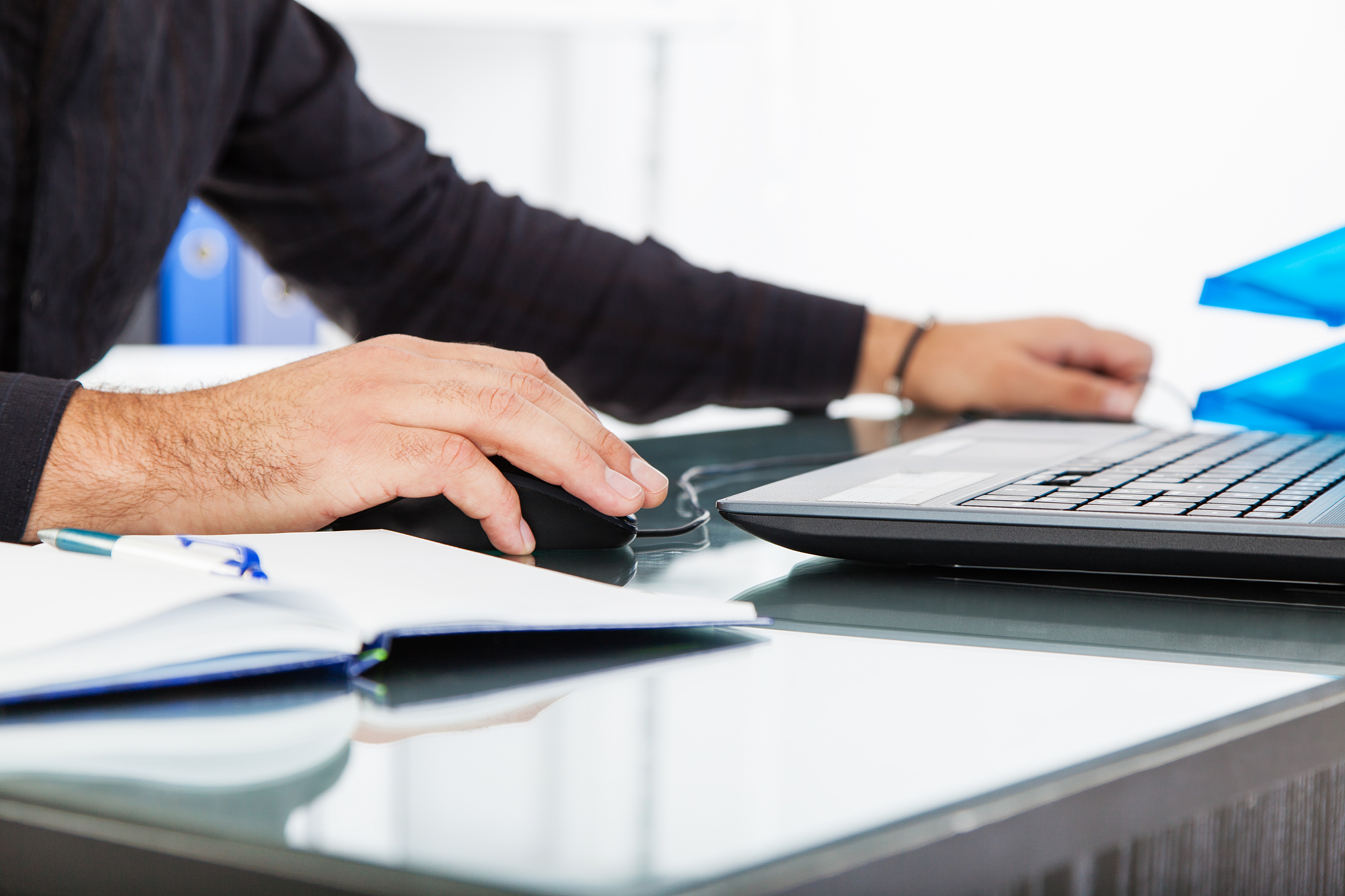 young businessman at office