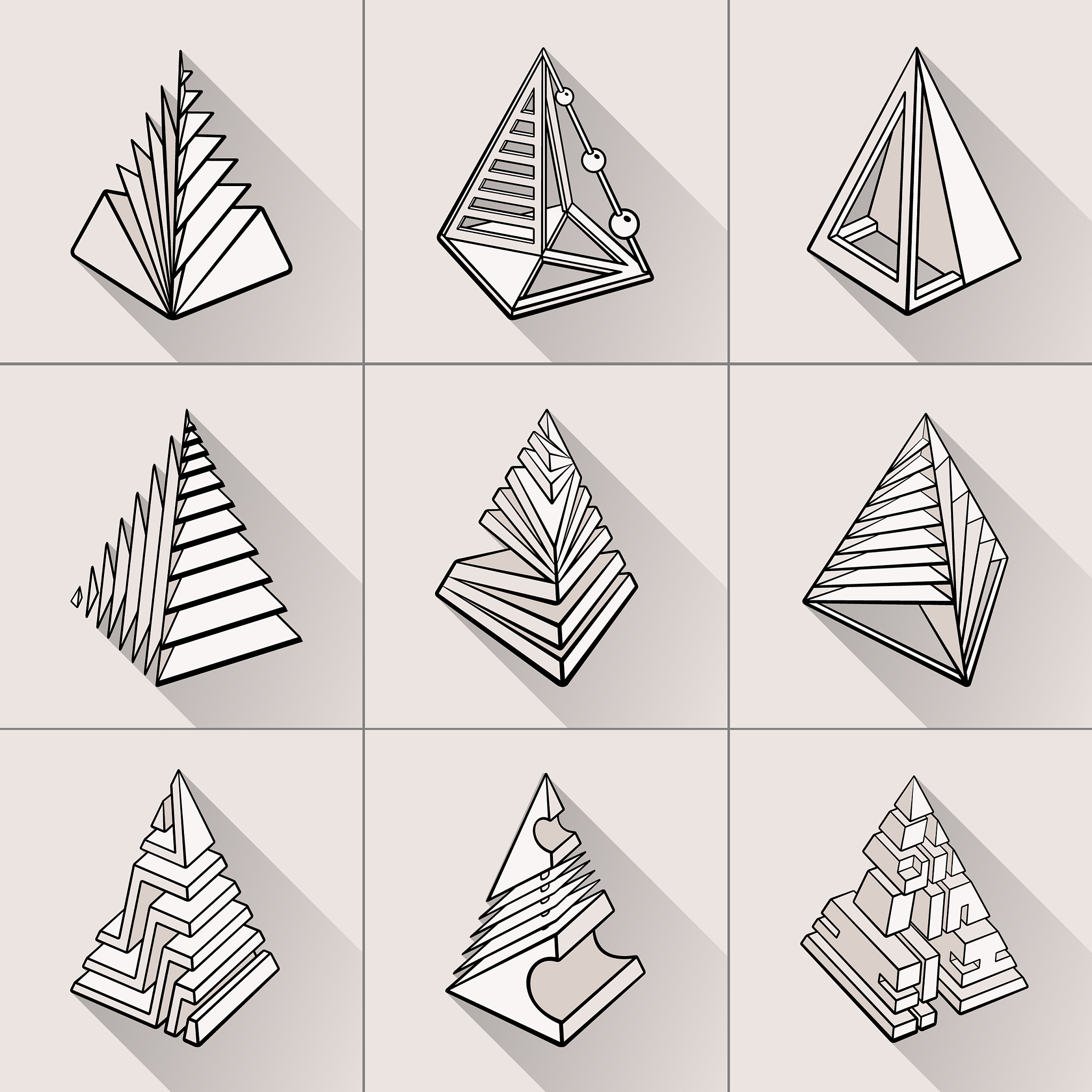 Three.js 随机生成三角形：使用缓冲类型几何体
