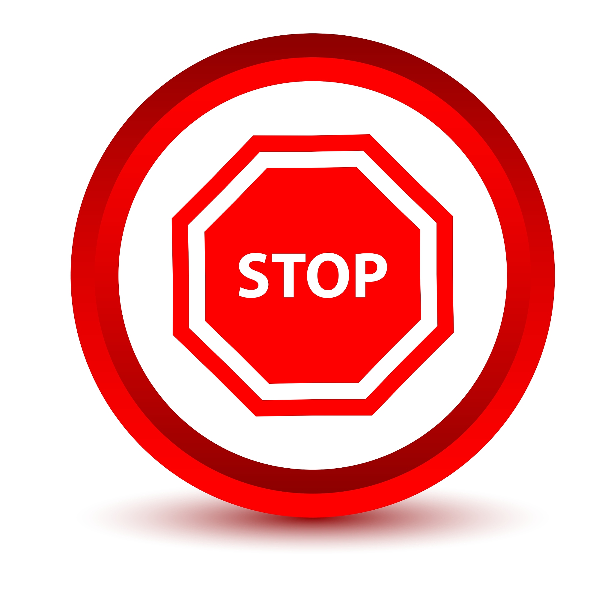 red stop icon
