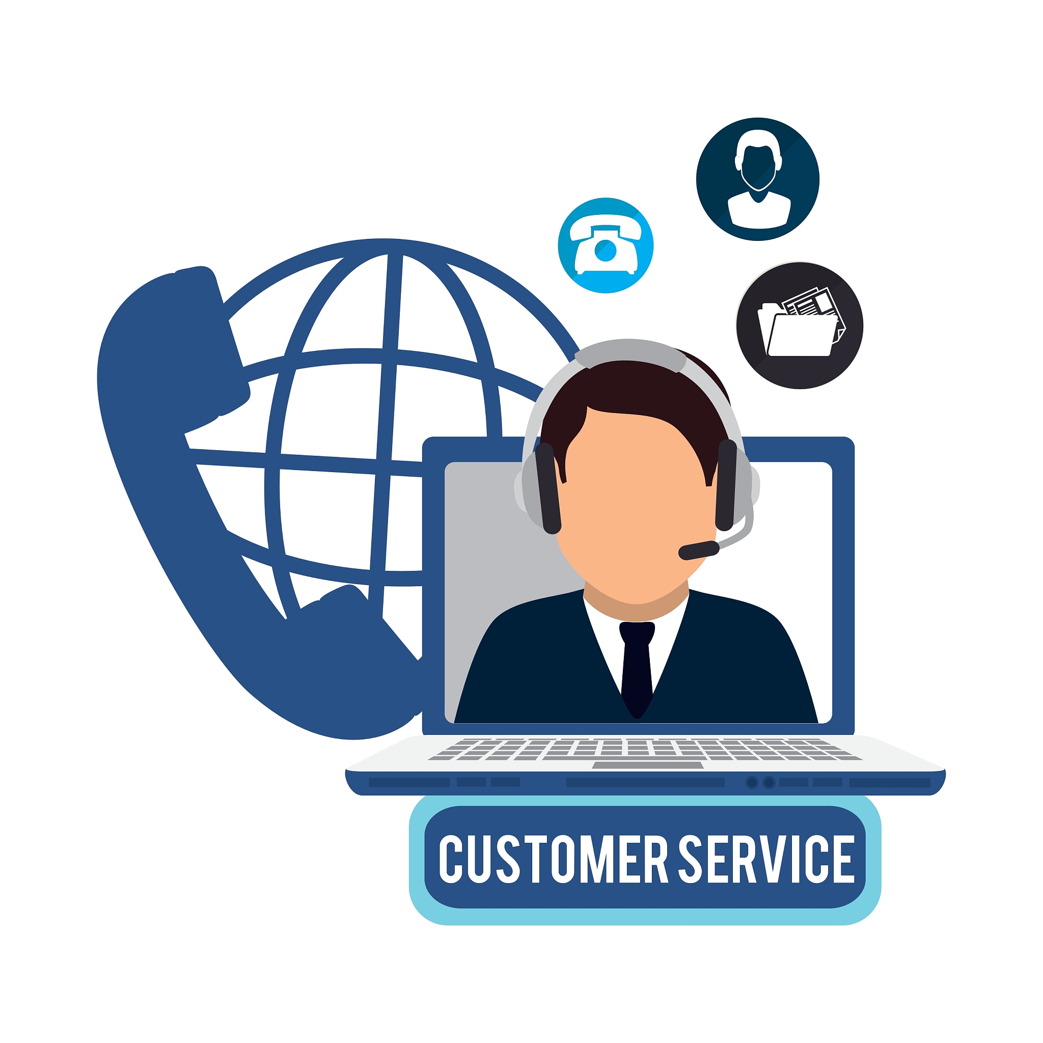 customer service and technical support