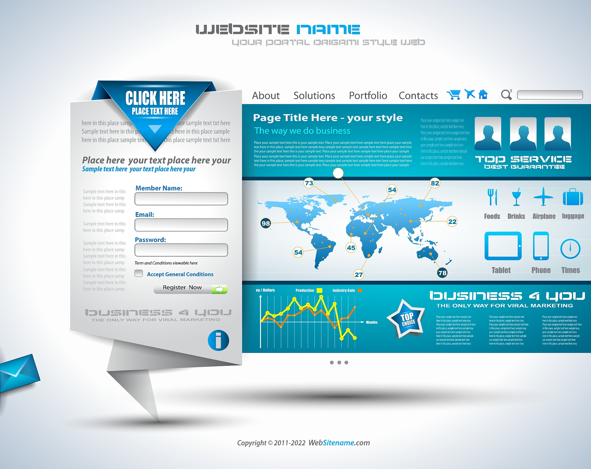 complex website template