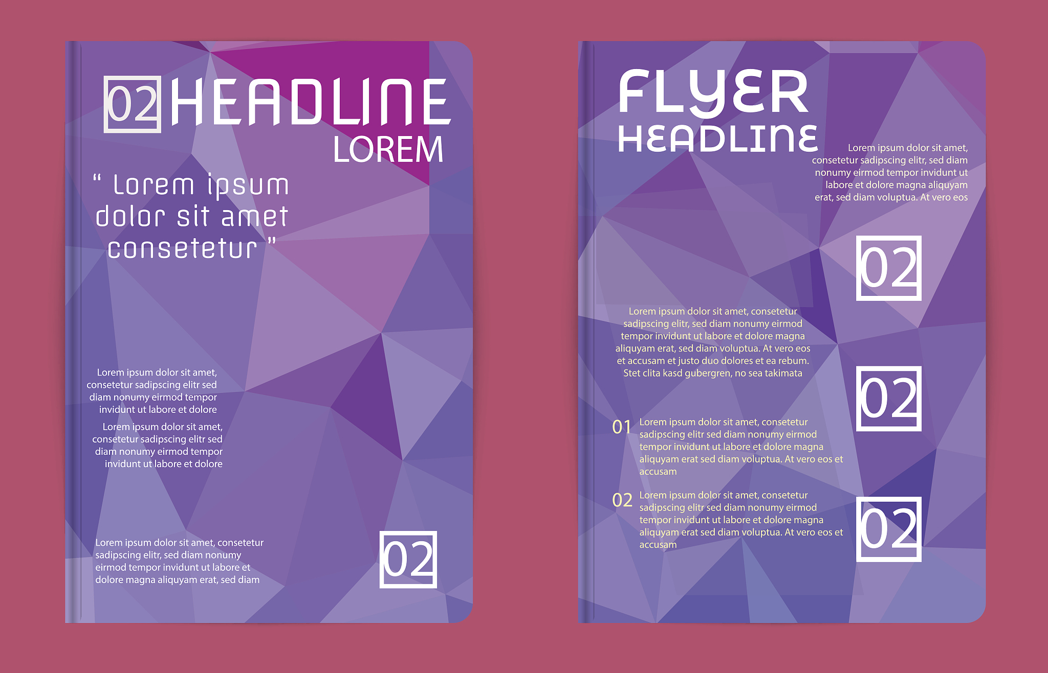 vector brochure, flyer, magazine cover booklet poster design tem