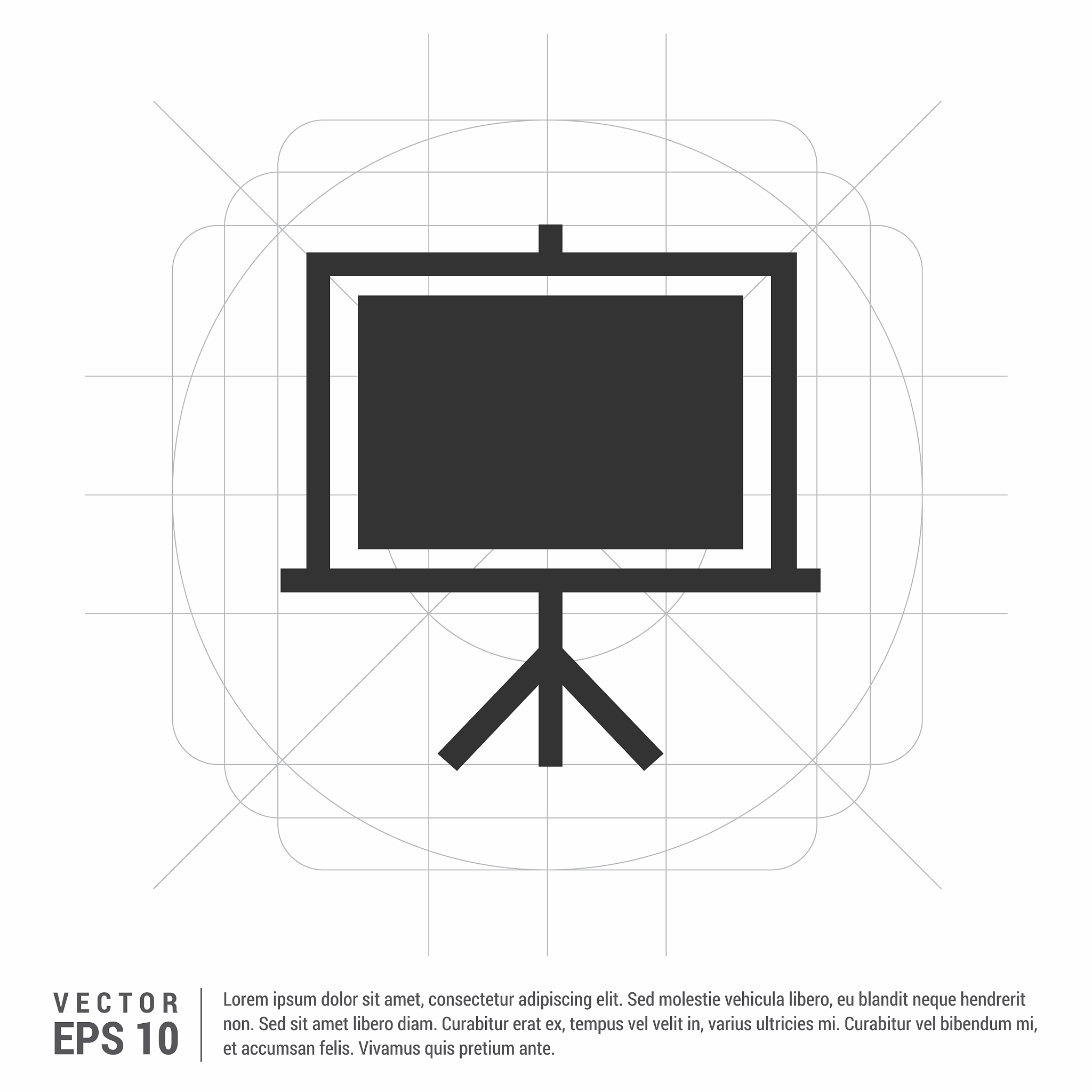presentation board icon