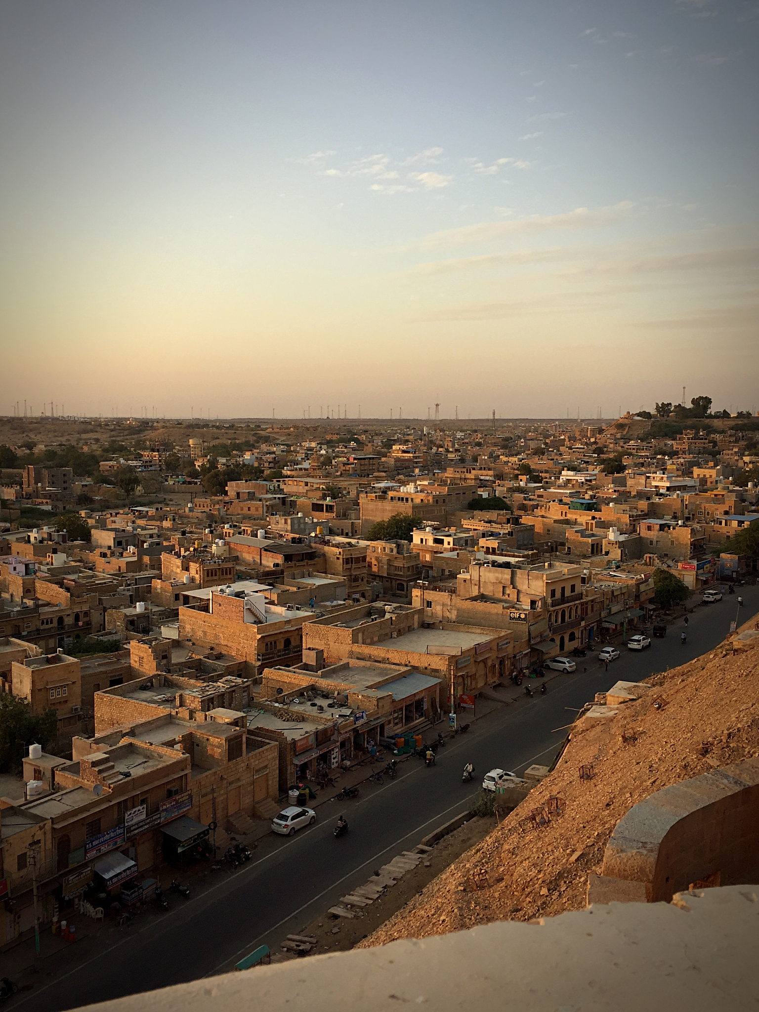 high angle view of city